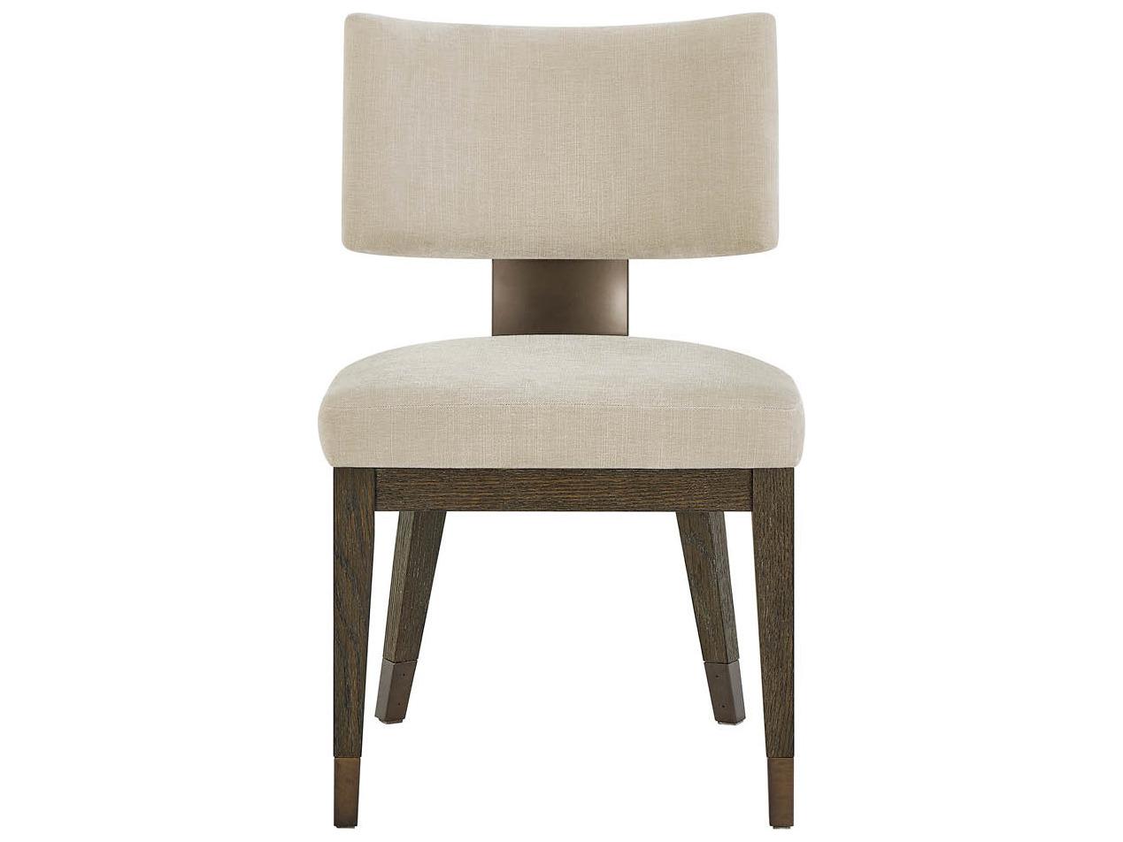 Universal Furniture Montclair Hardwood Beige Upholstered Armless Dining Chair