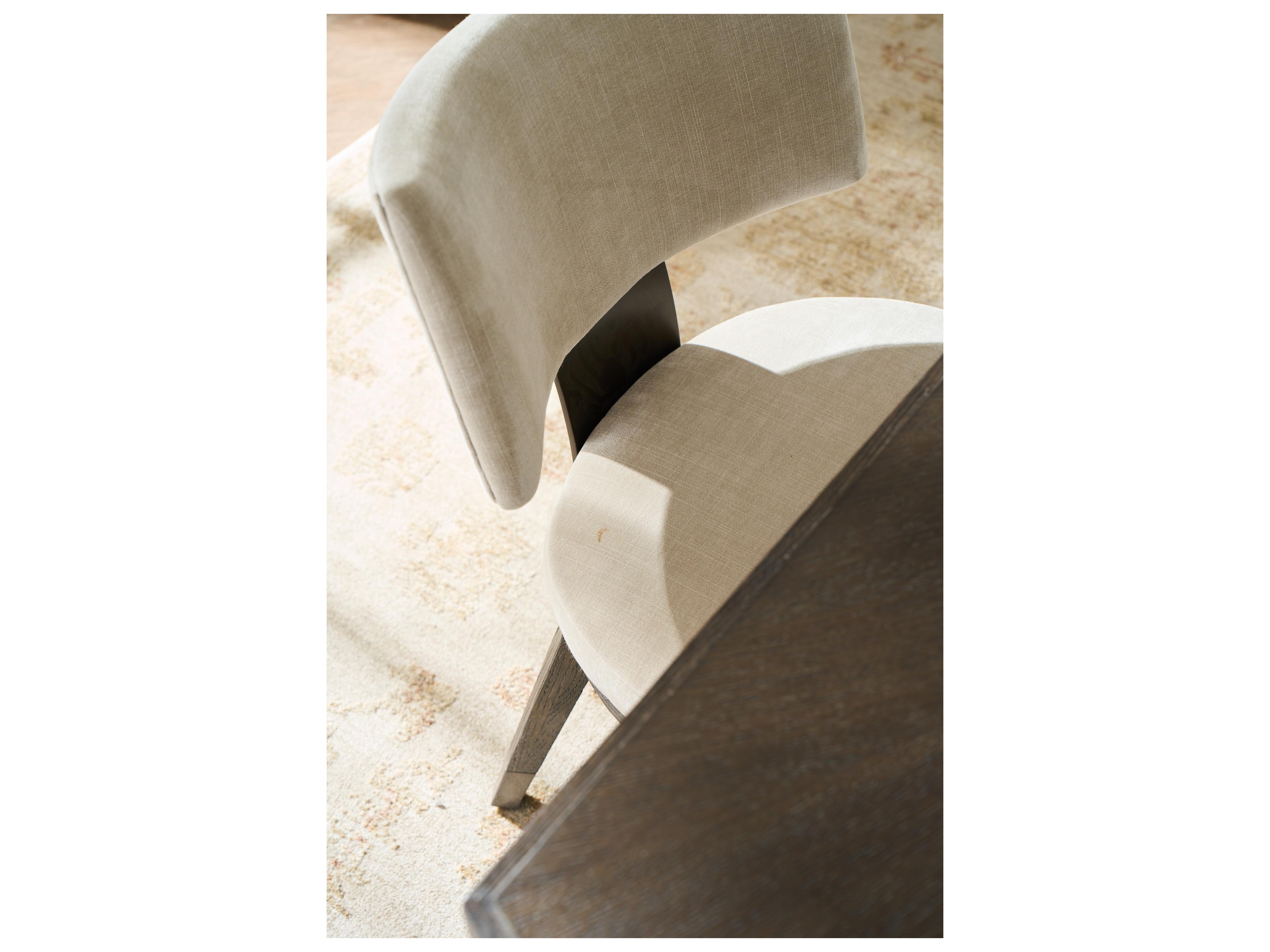 Universal Furniture Montclair Hardwood Beige Upholstered Armless Dining Chair