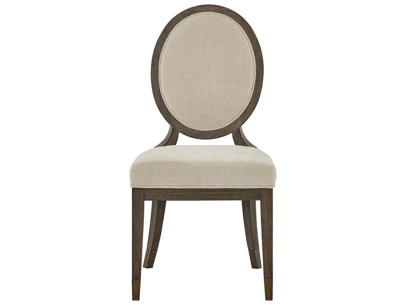 Universal Furniture Montclair Hardwood Brown Upholstered Armless Dining Chair