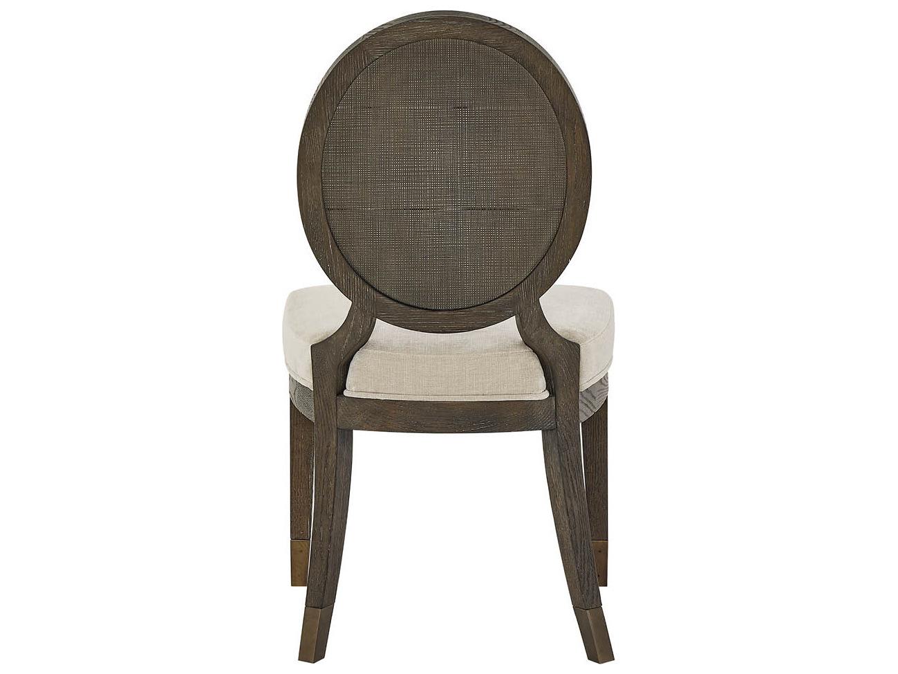 Universal Furniture Montclair Hardwood Brown Upholstered Armless Dining Chair