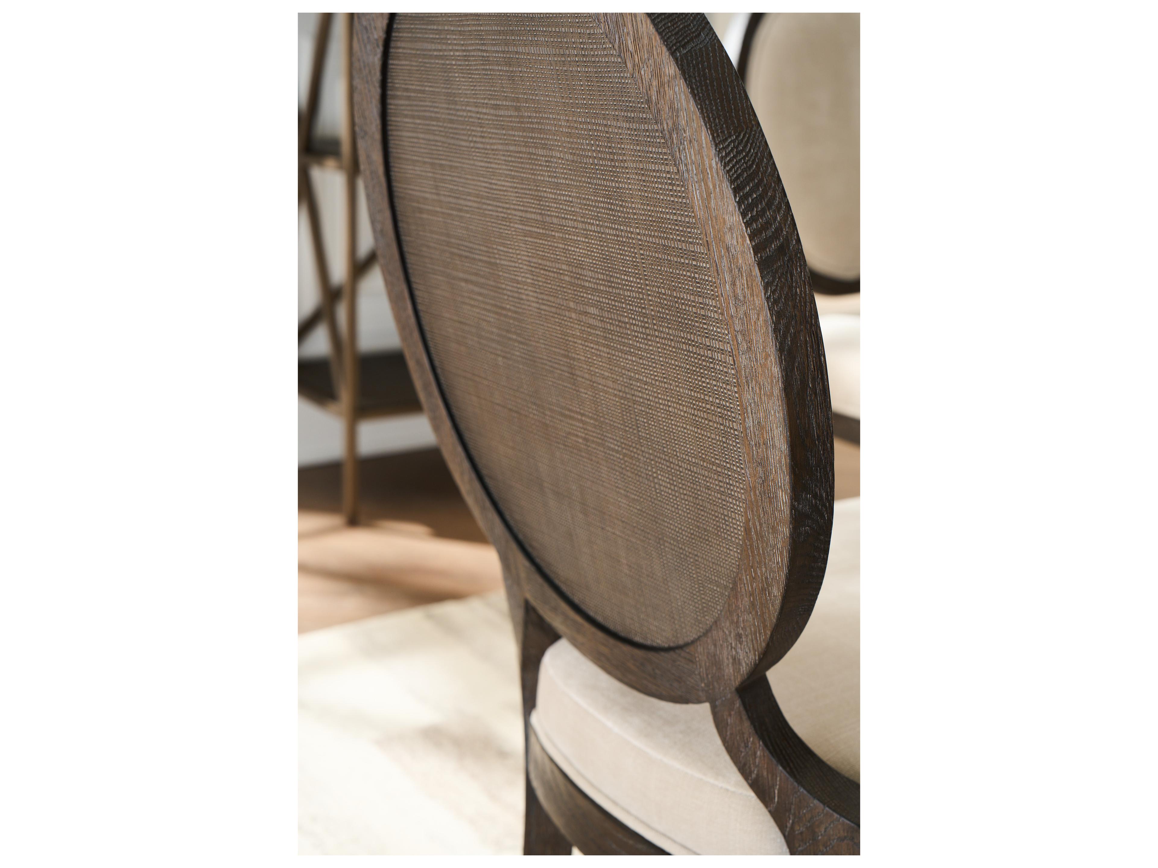 Universal Furniture Montclair Hardwood Brown Upholstered Armless Dining Chair