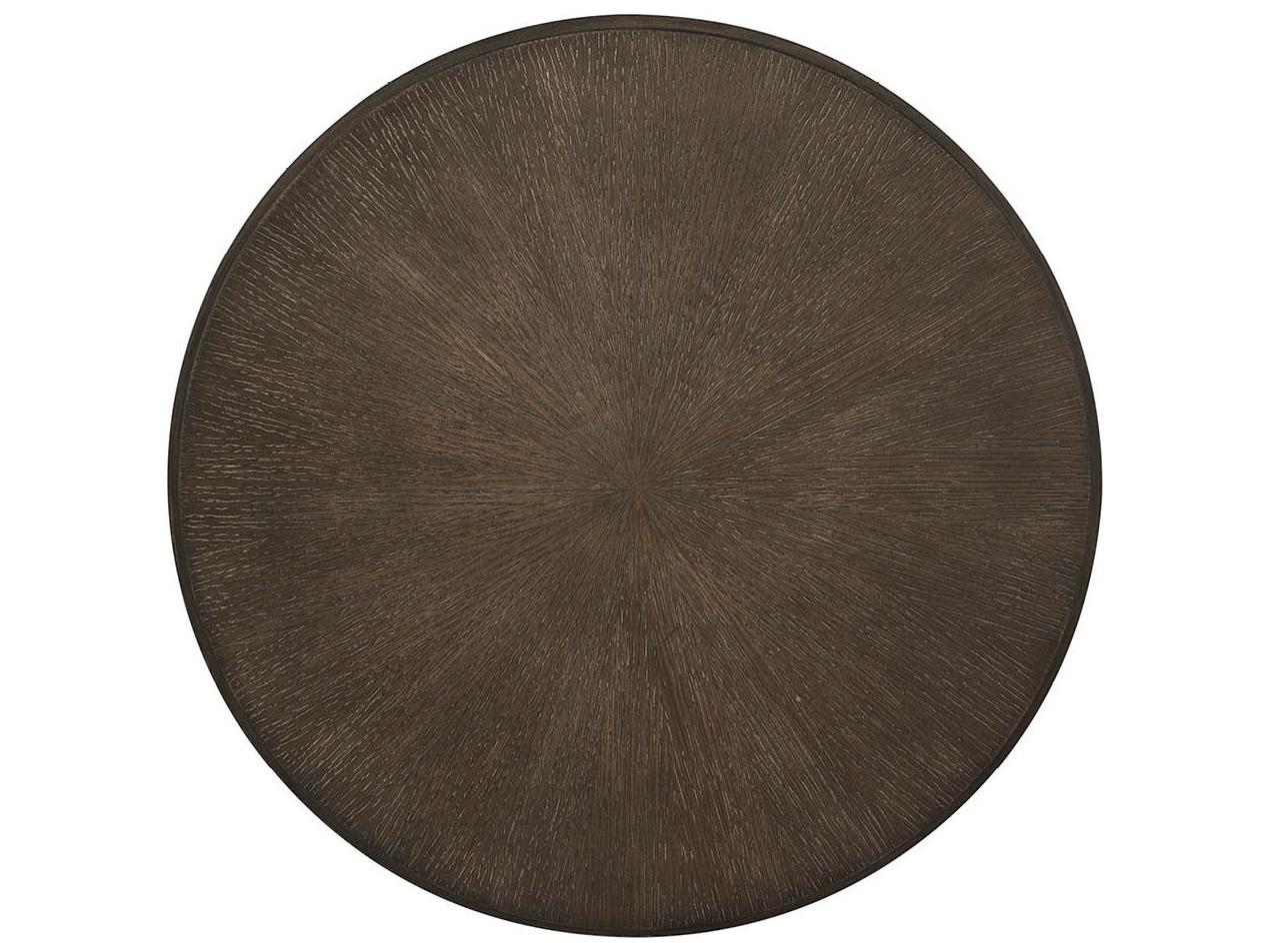 Universal Furniture Montclair Round Wood Cocoa End Table