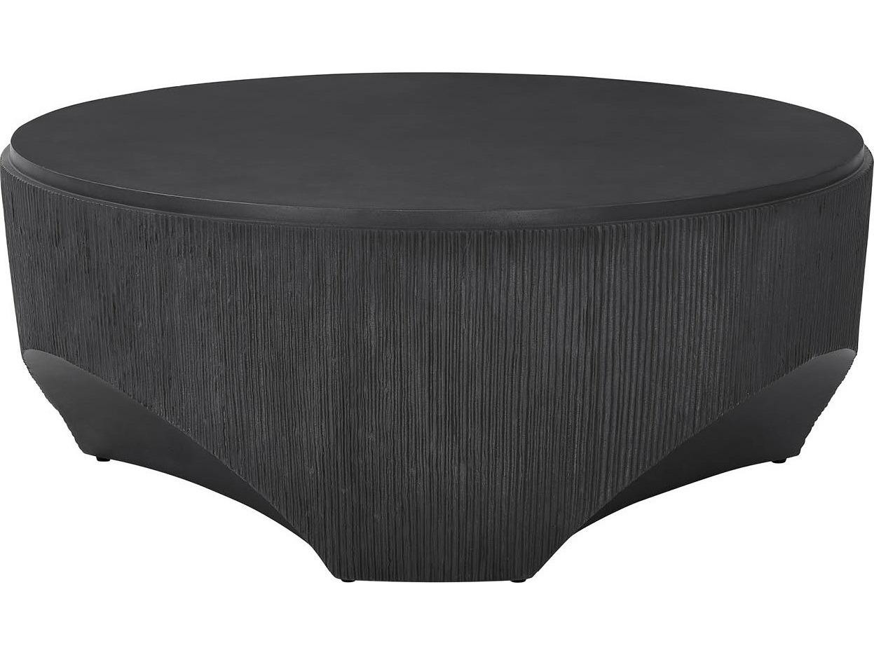 Universal Furniture Montclair Oval Wood Ebony Coffee Table