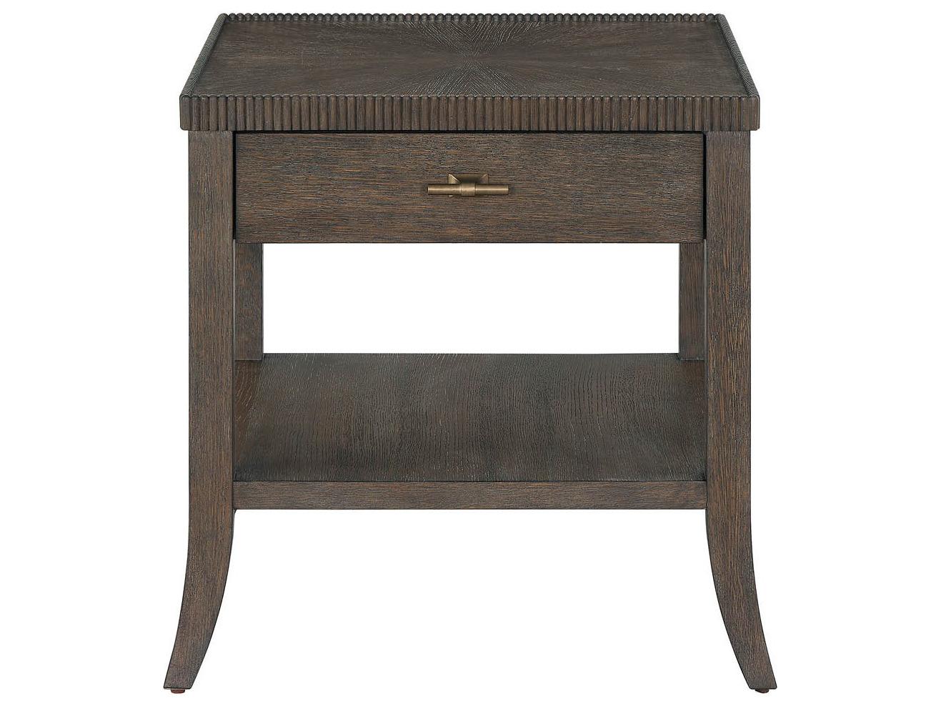 Universal Furniture Montclair Rectangular Wood Cocoa End Table