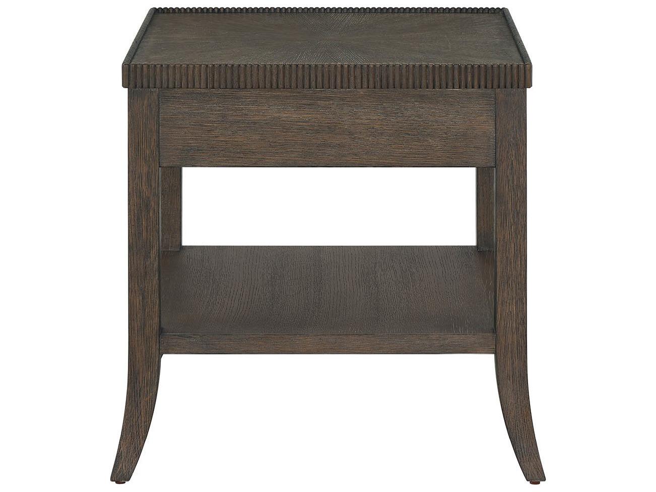 Universal Furniture Montclair Rectangular Wood Cocoa End Table