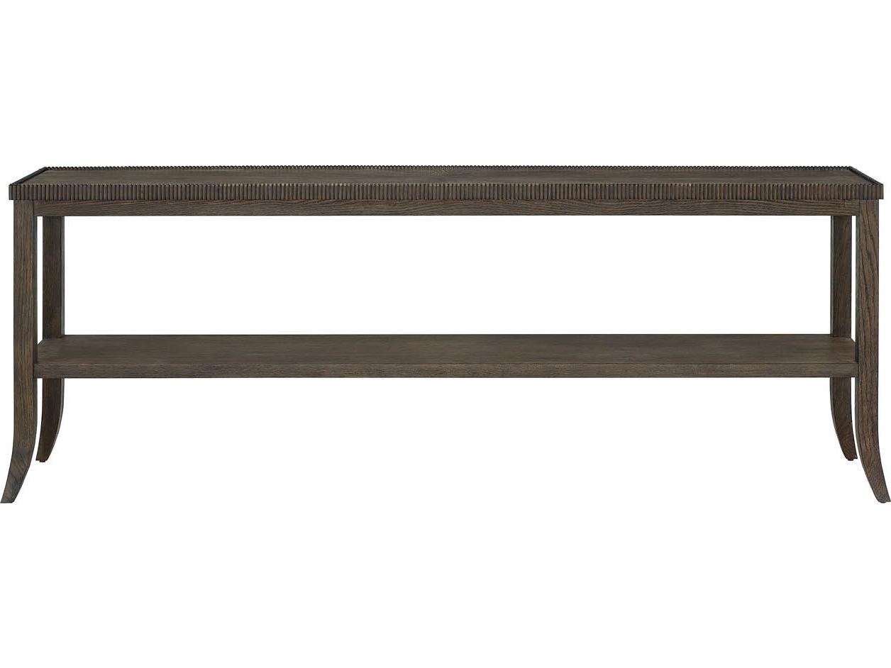 Universal Furniture Montclair Rectangular Wood Cocoa Console Table