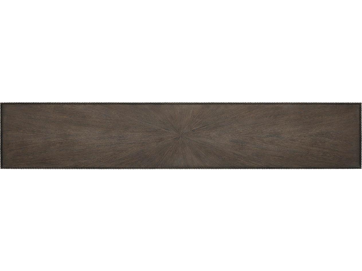 Universal Furniture Montclair Rectangular Wood Cocoa Console Table