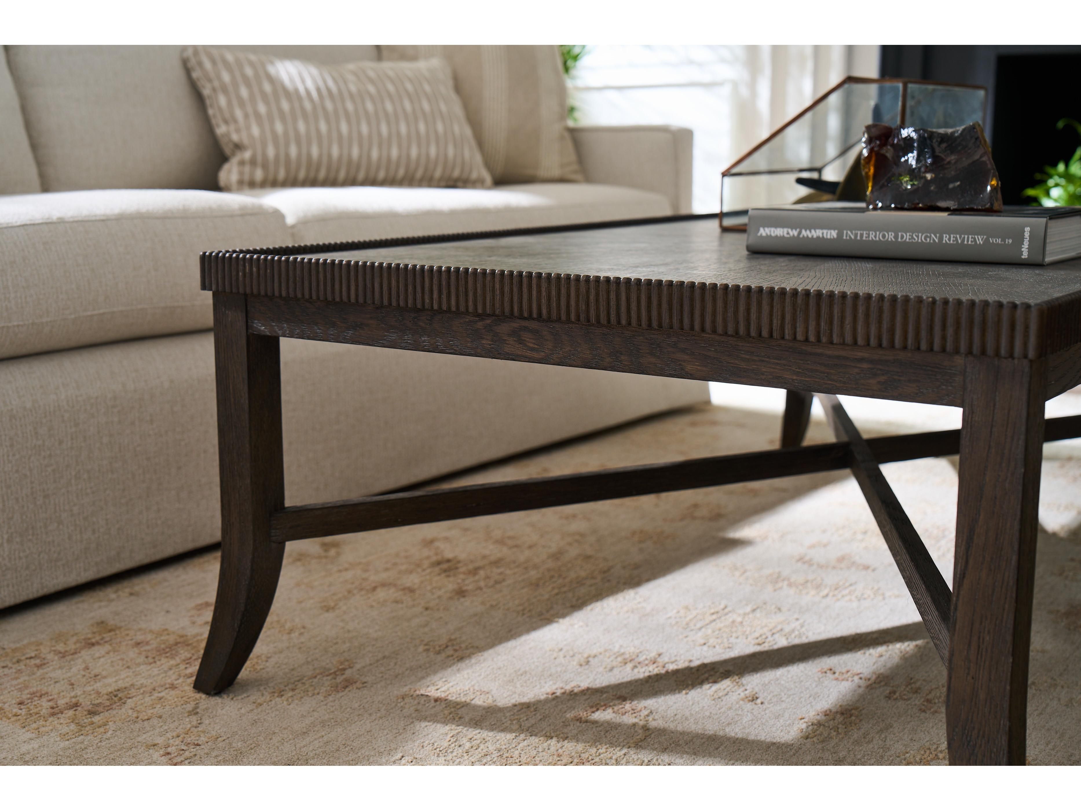 Universal Furniture Montclair Rectangular Wood Cocoa Coffee Table