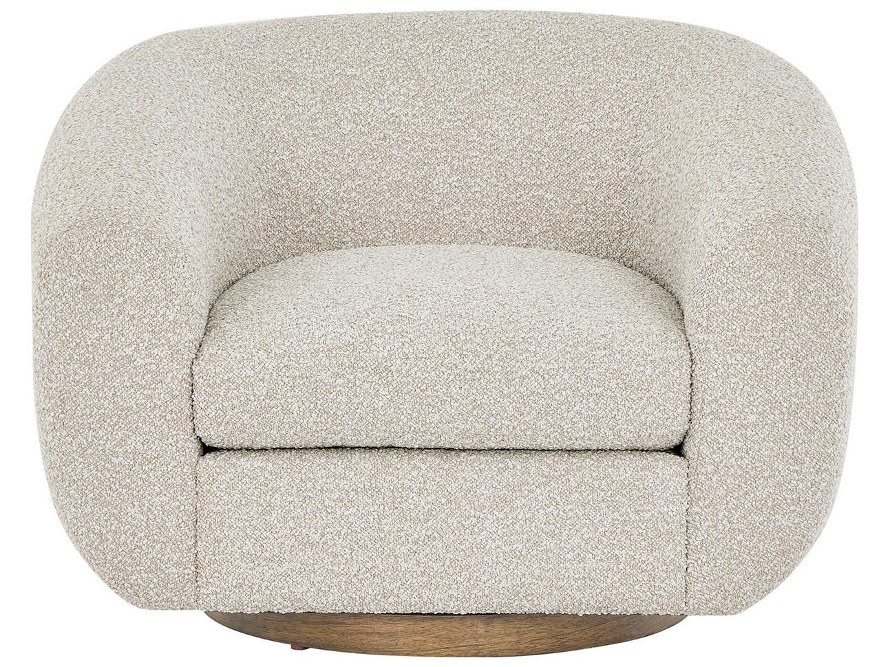 Universal Furniture Fitz Swivel Beige Accent Chair
