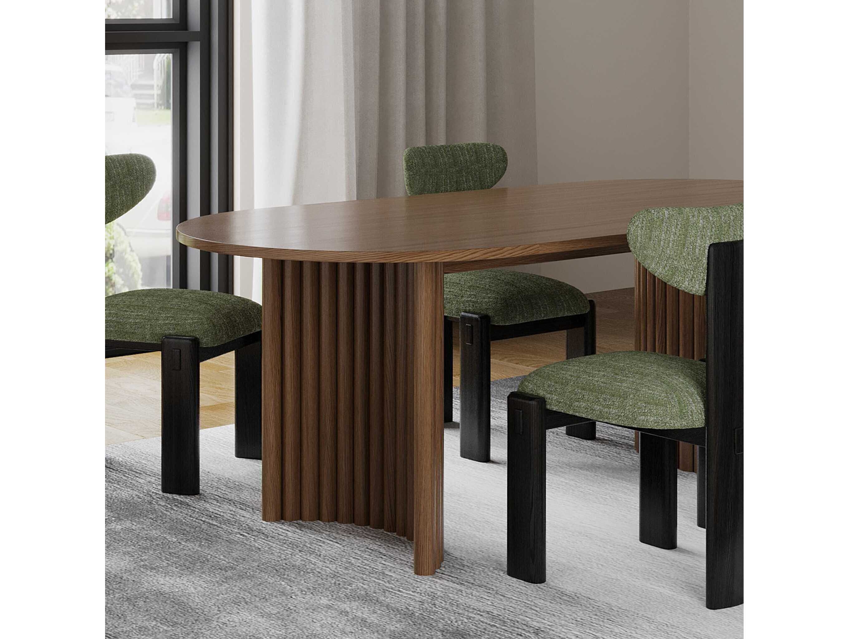 Union Home Oak Wood Dining Room Set