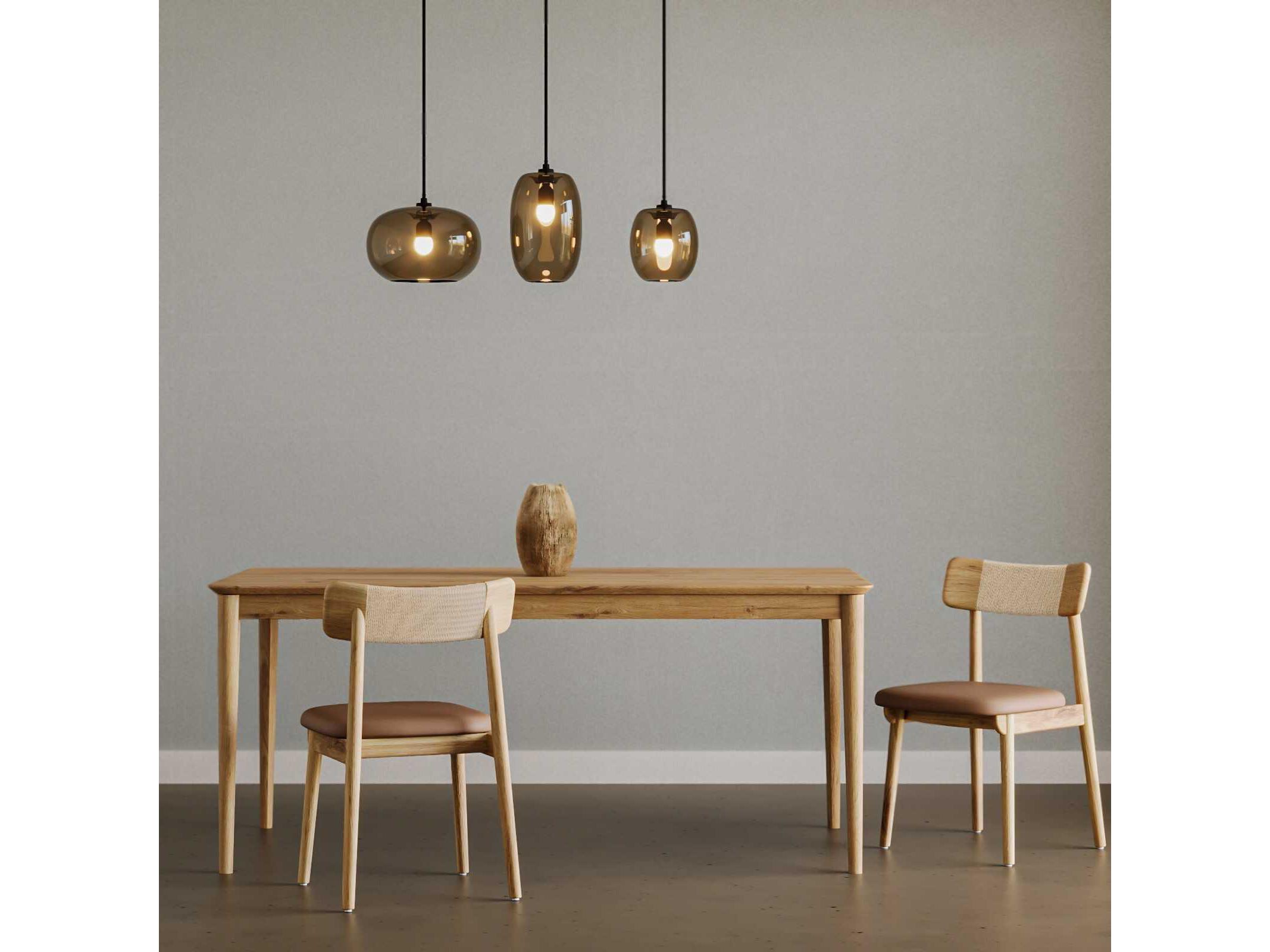 Union Home Oak Wood Dining Room Set