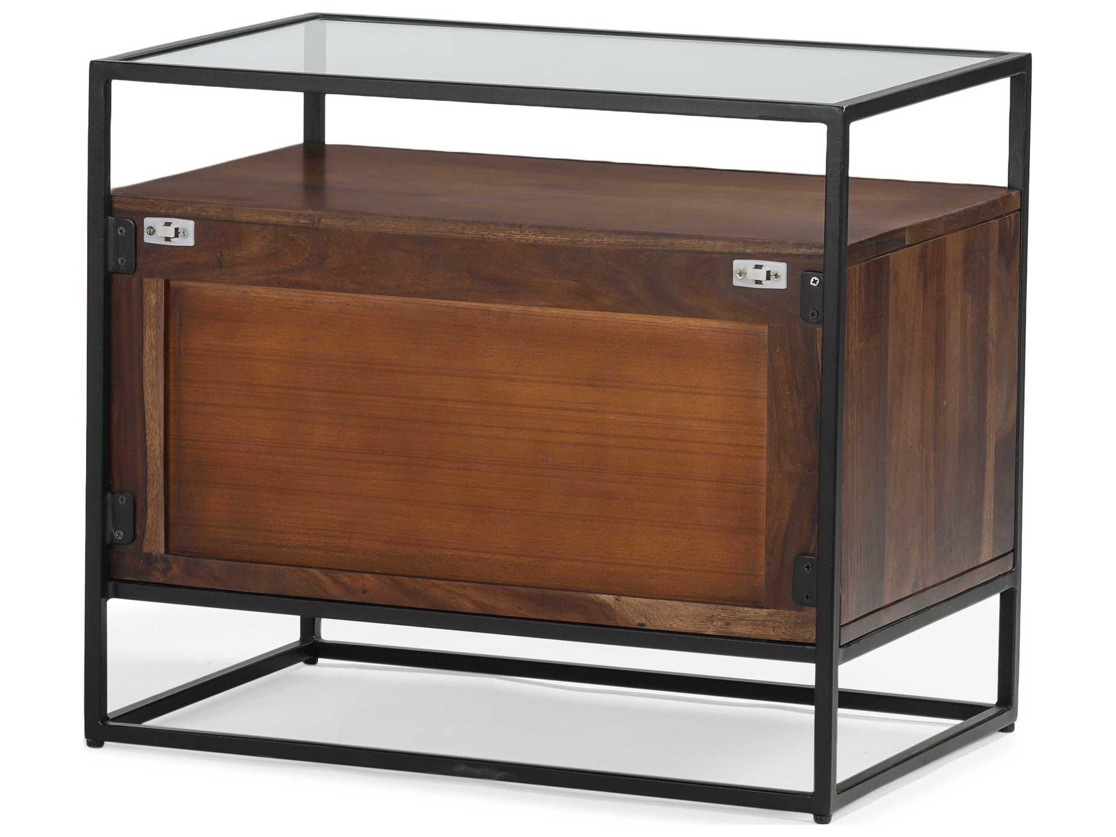 Union Home Bedford 2-Drawers Hardwood Nightstand