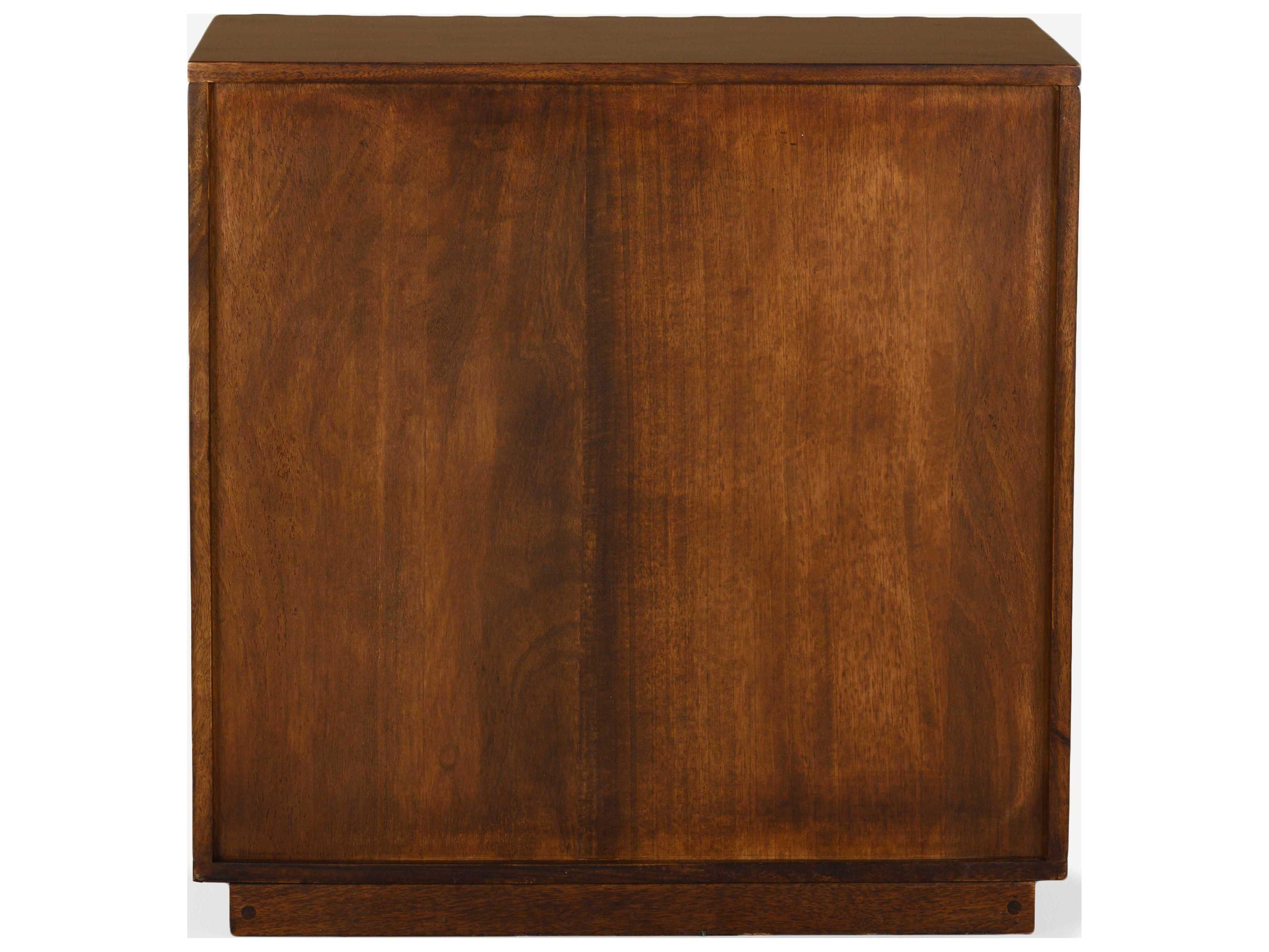 Union Home Maze 2-Drawers Hardwood Nightstand
