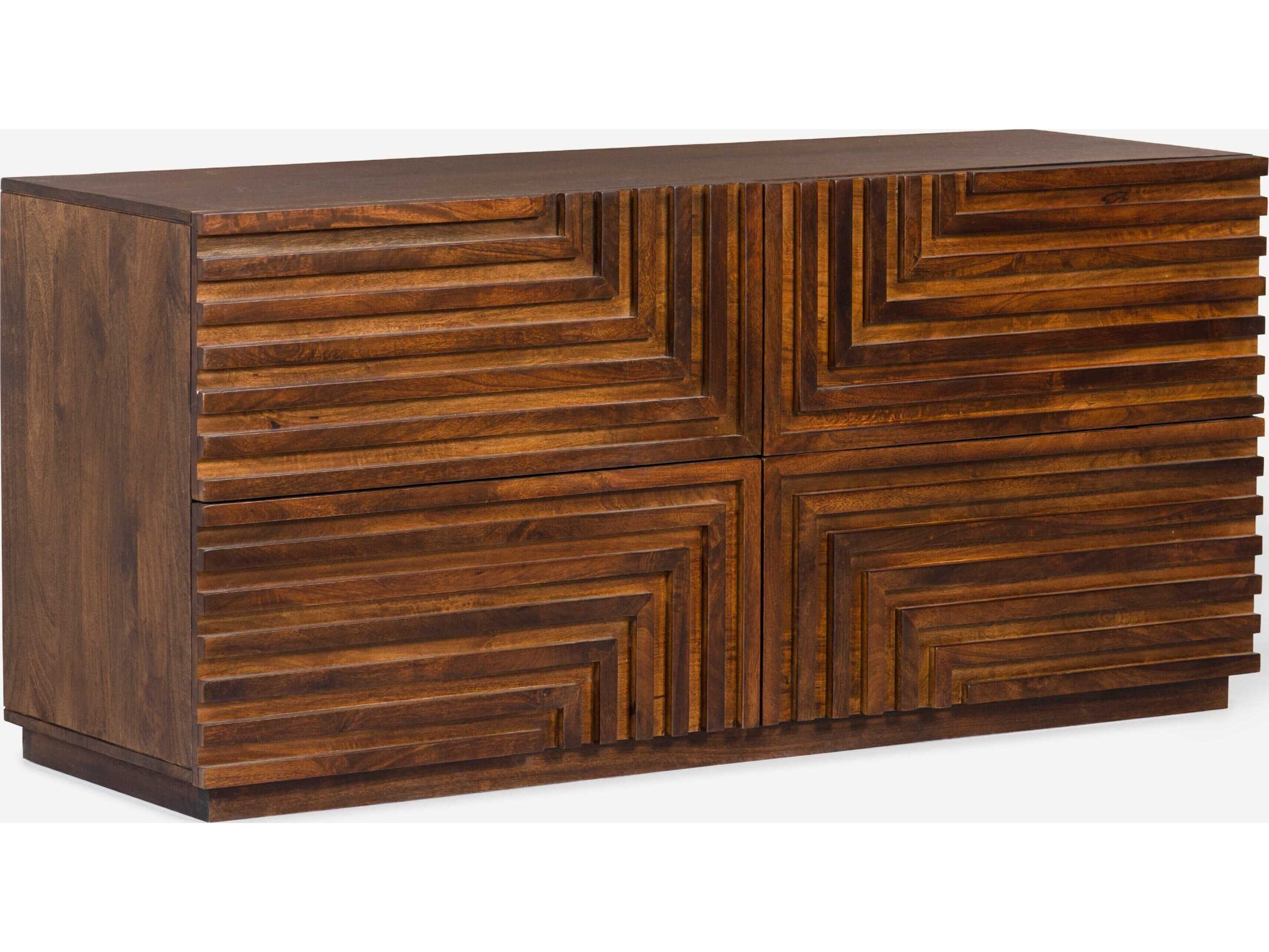 Union Home Maze 4-Drawers Hardwood Double Dresser