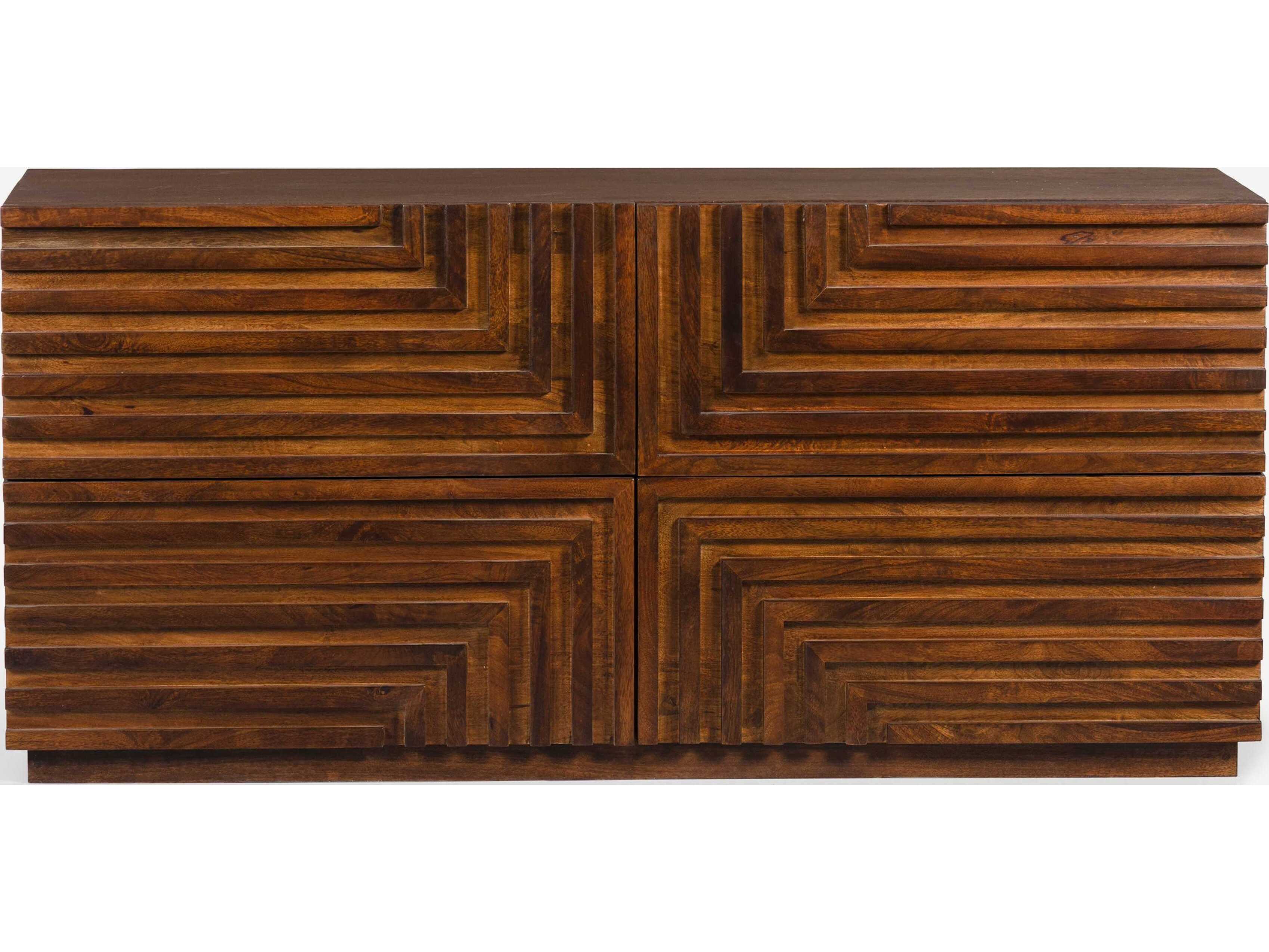 Union Home Maze 4-Drawers Hardwood Double Dresser