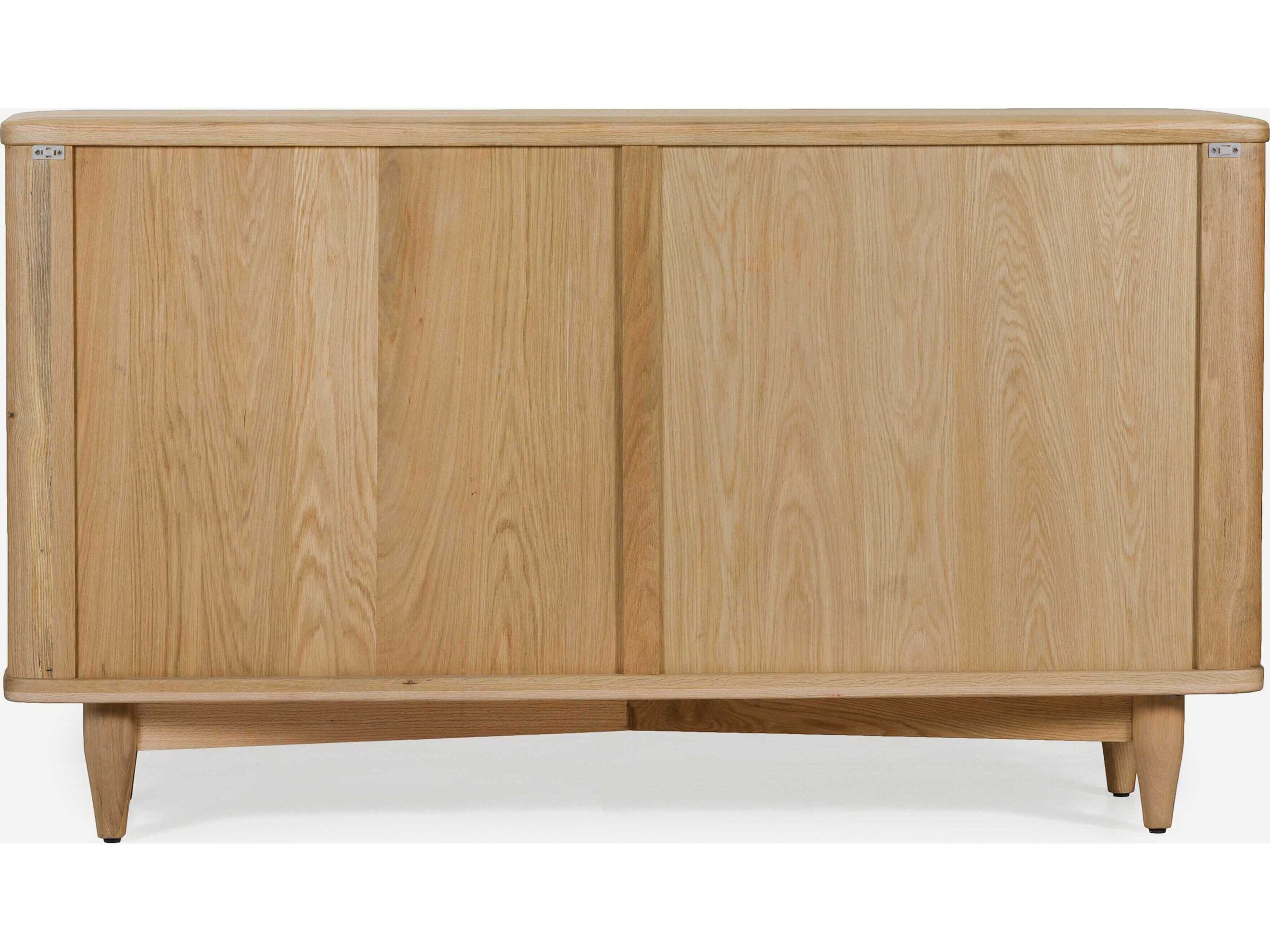 Union Home Daniel 6-Drawers Oak Wood Double Dresser