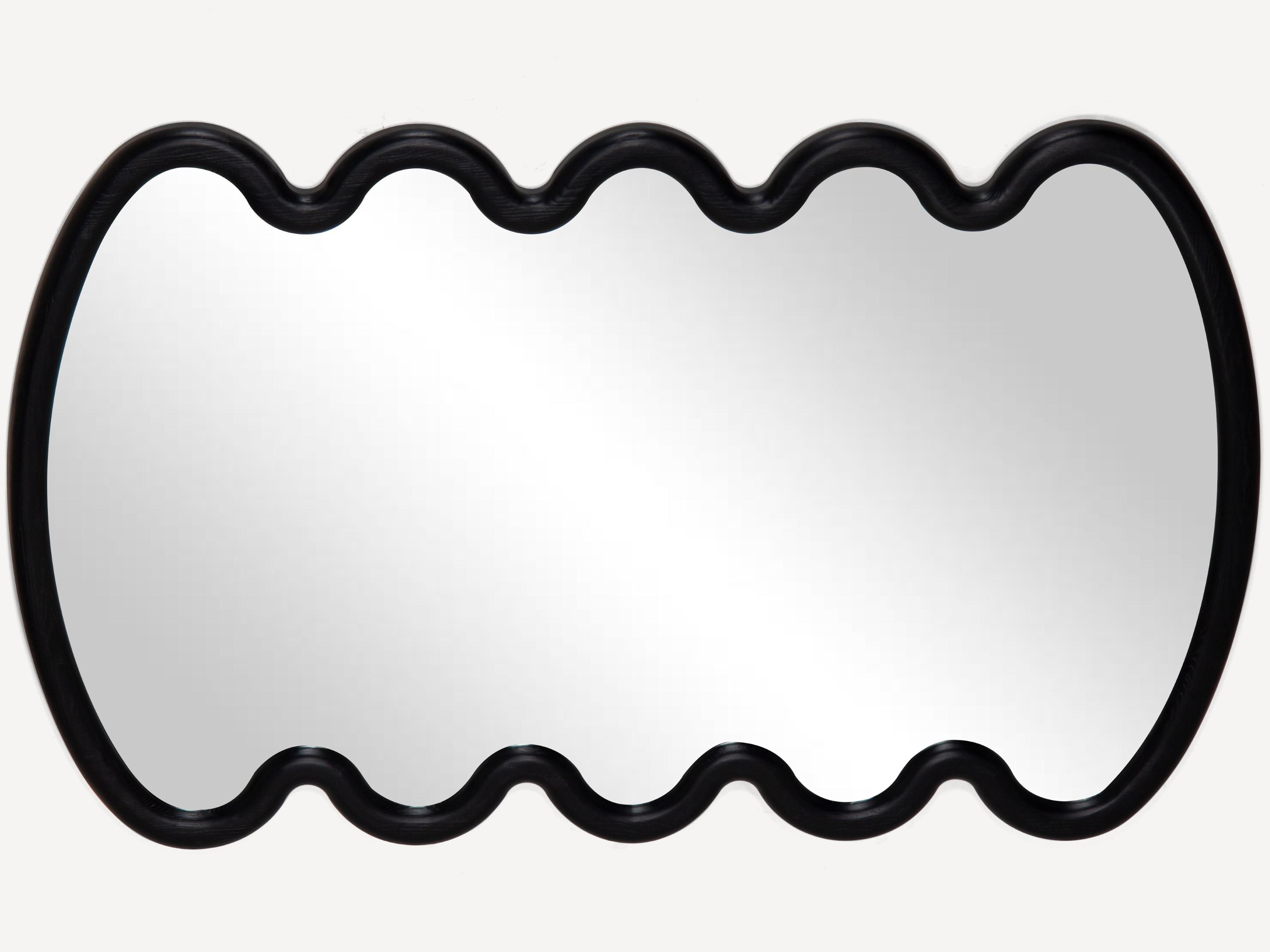 Union Home Swirl Grey Oil Wall Mirror