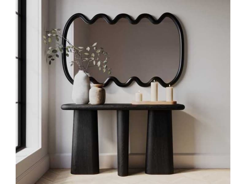 Union Home Swirl Grey Oil Wall Mirror