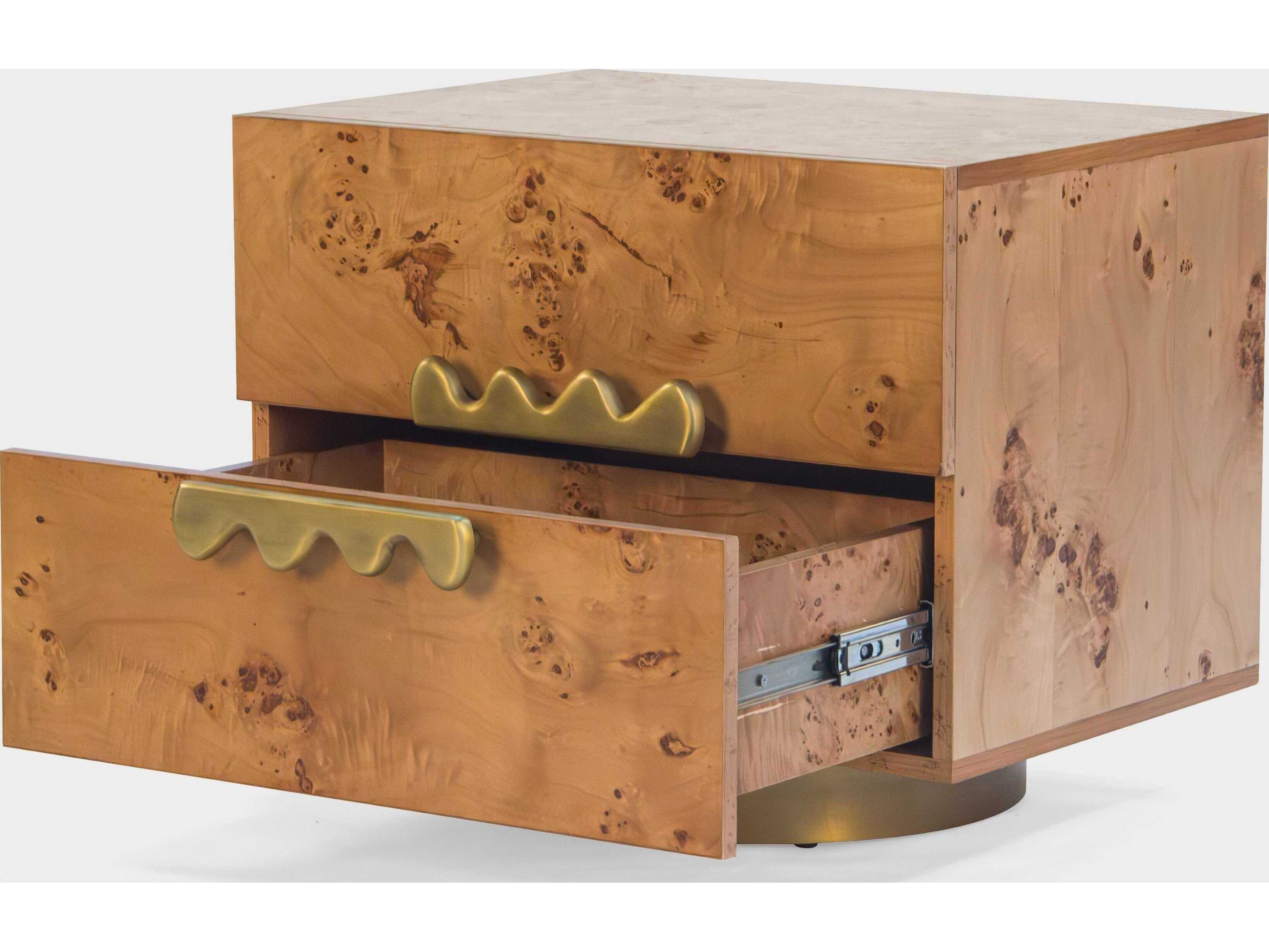 Union Home Wavefront 2-Drawers Nightstand