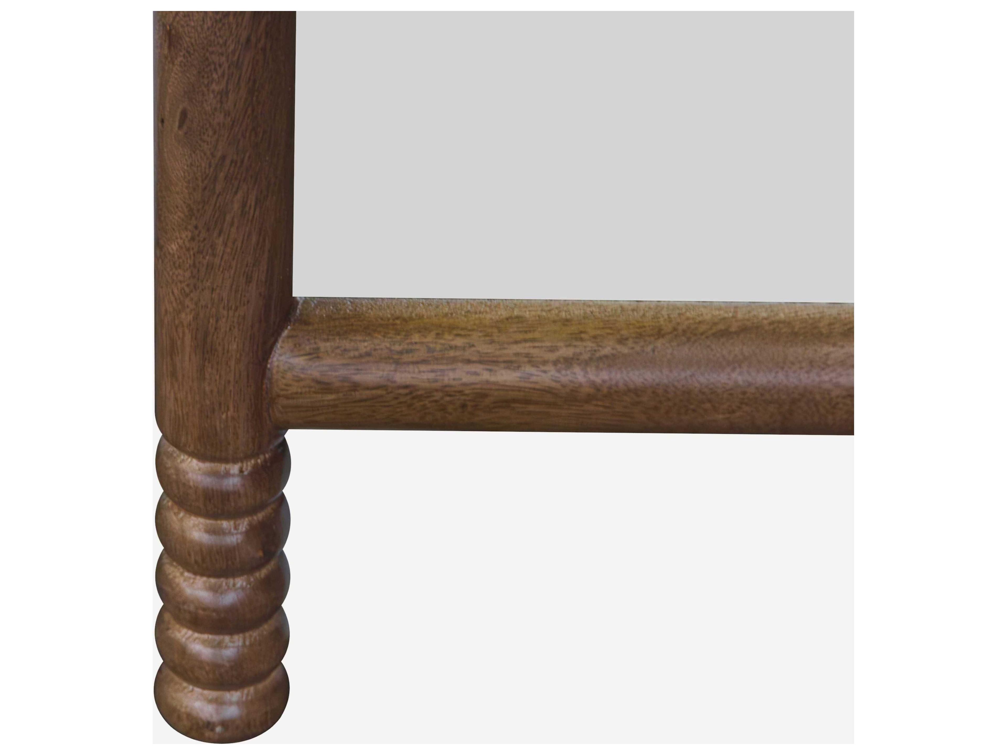 Union Home Molly Light Walnut Floor Mirror