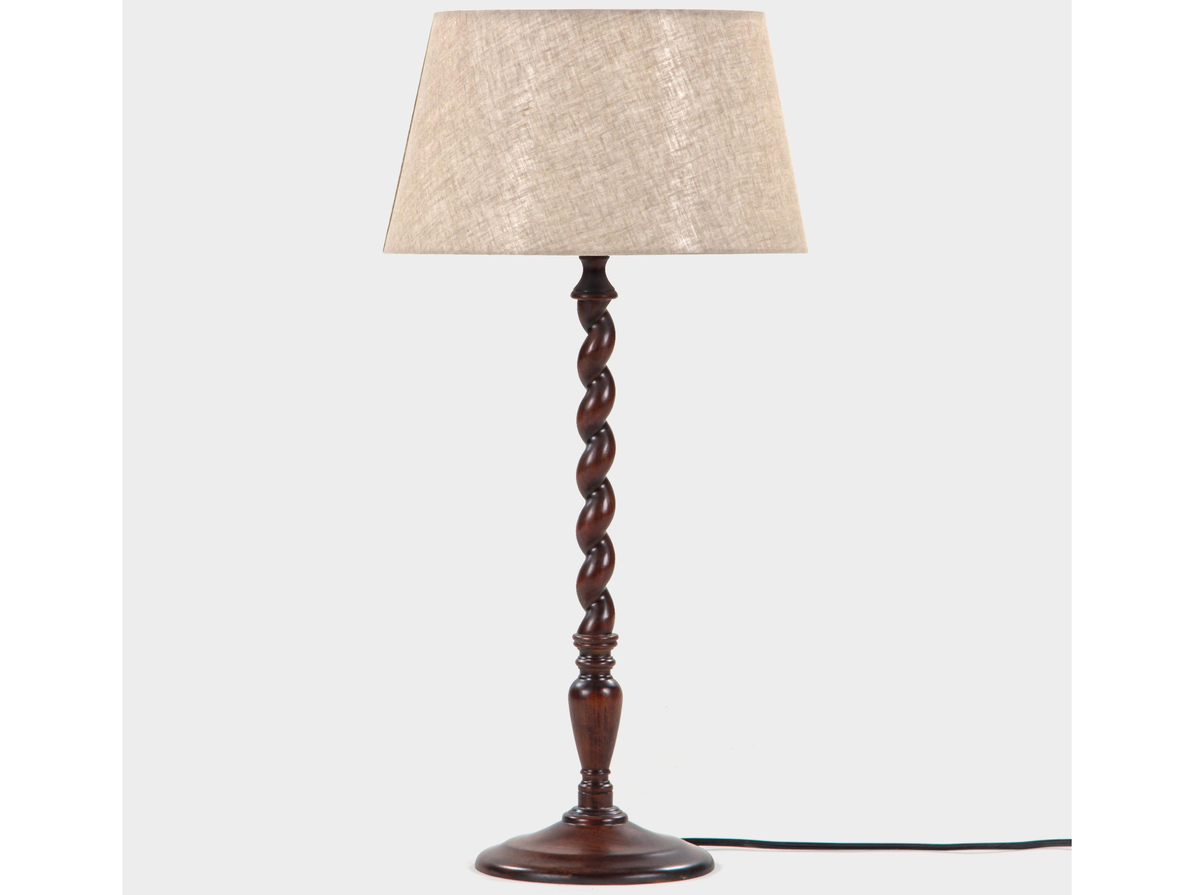Union Home Twist Porto Dark Brown Buffet Lamp
