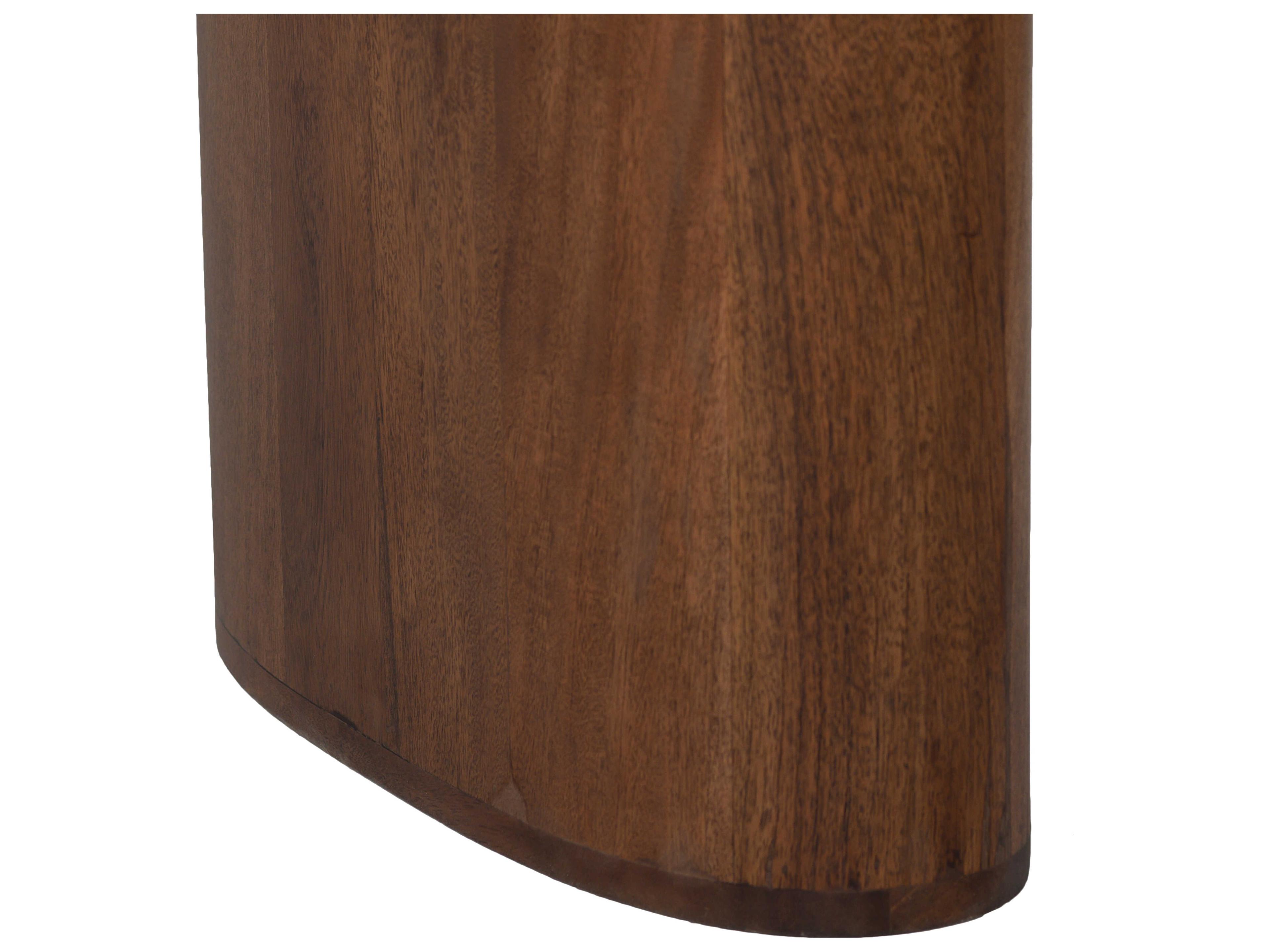 Union Home Ovale Oval Wood Porto Dark Dining Table