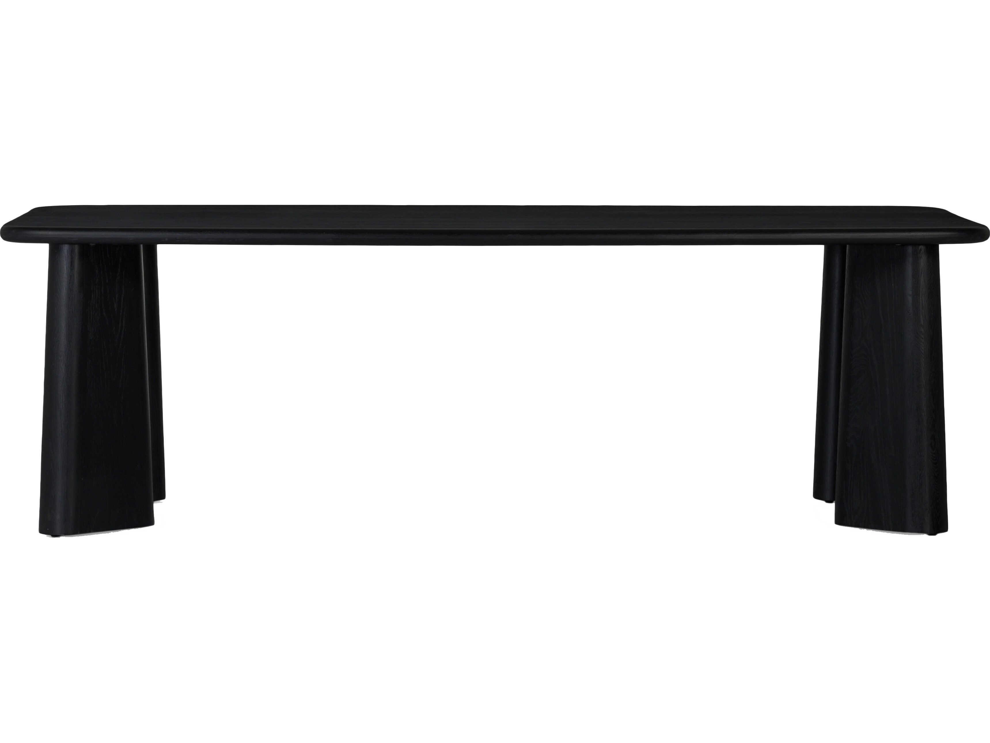 Union Home Laurel Rectangular Wood Charcoal Dining Table