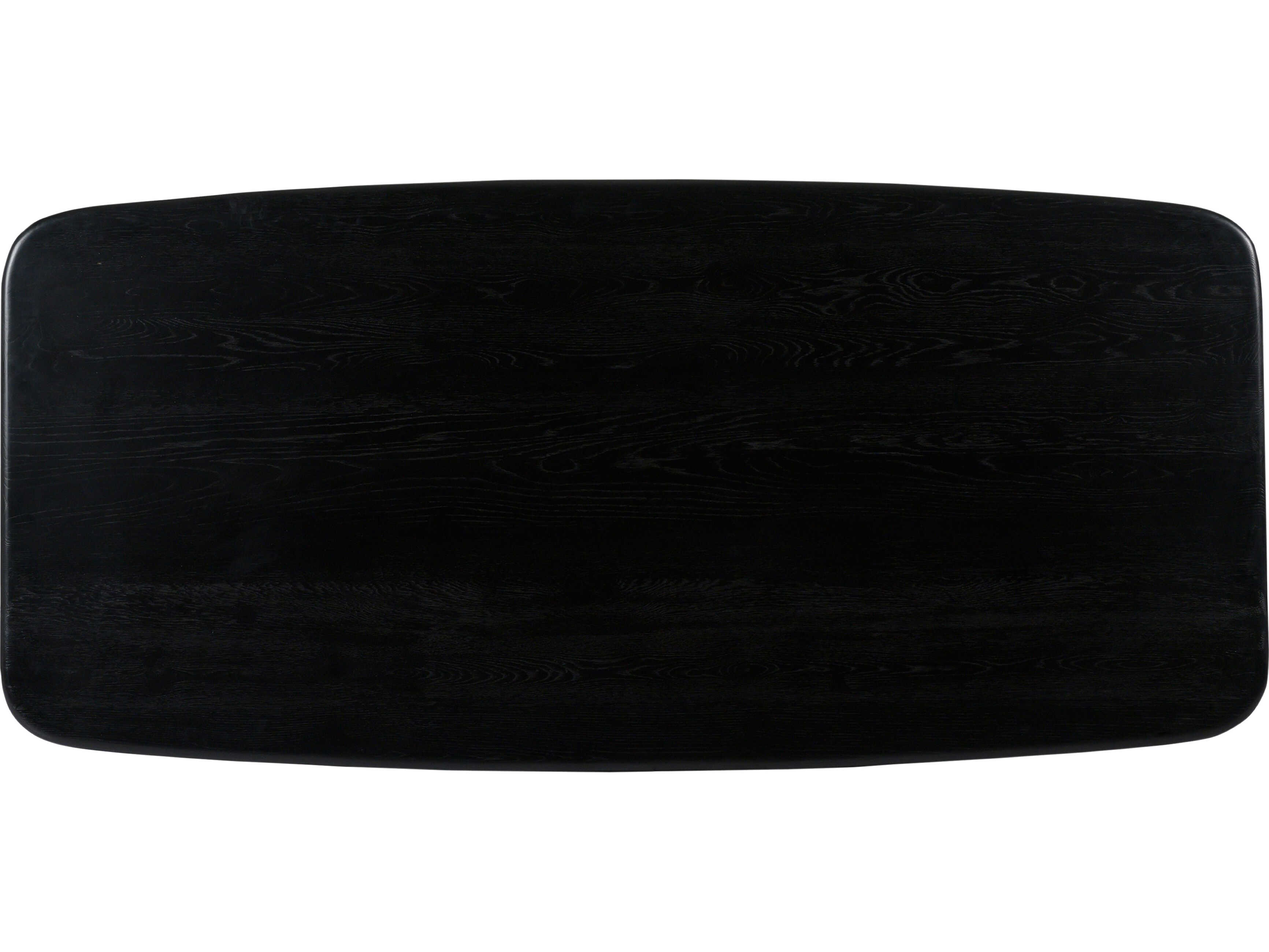 Union Home Laurel Rectangular Wood Charcoal Dining Table