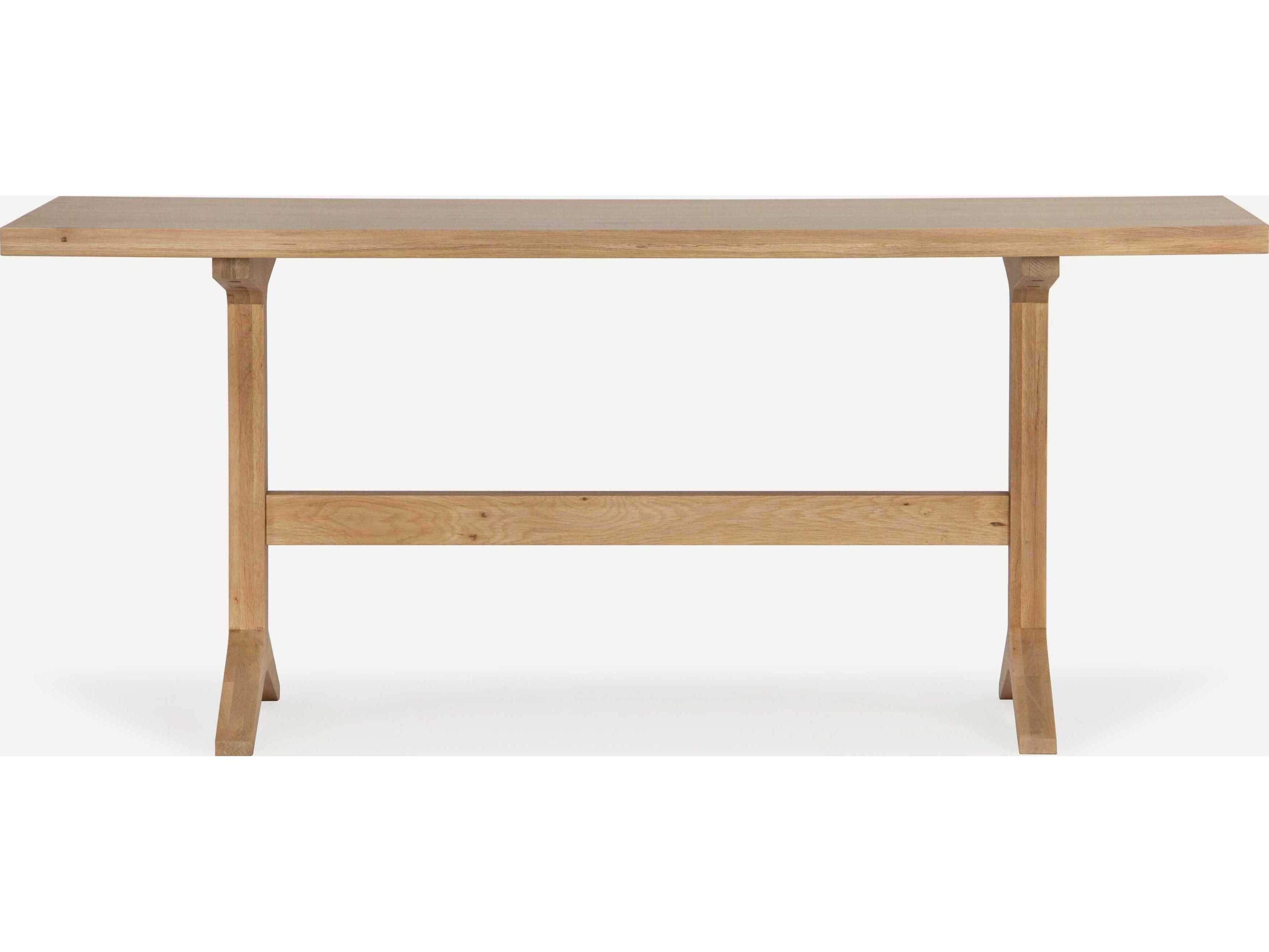 Union Home Denver Rectangular Wood Natural Dining Table