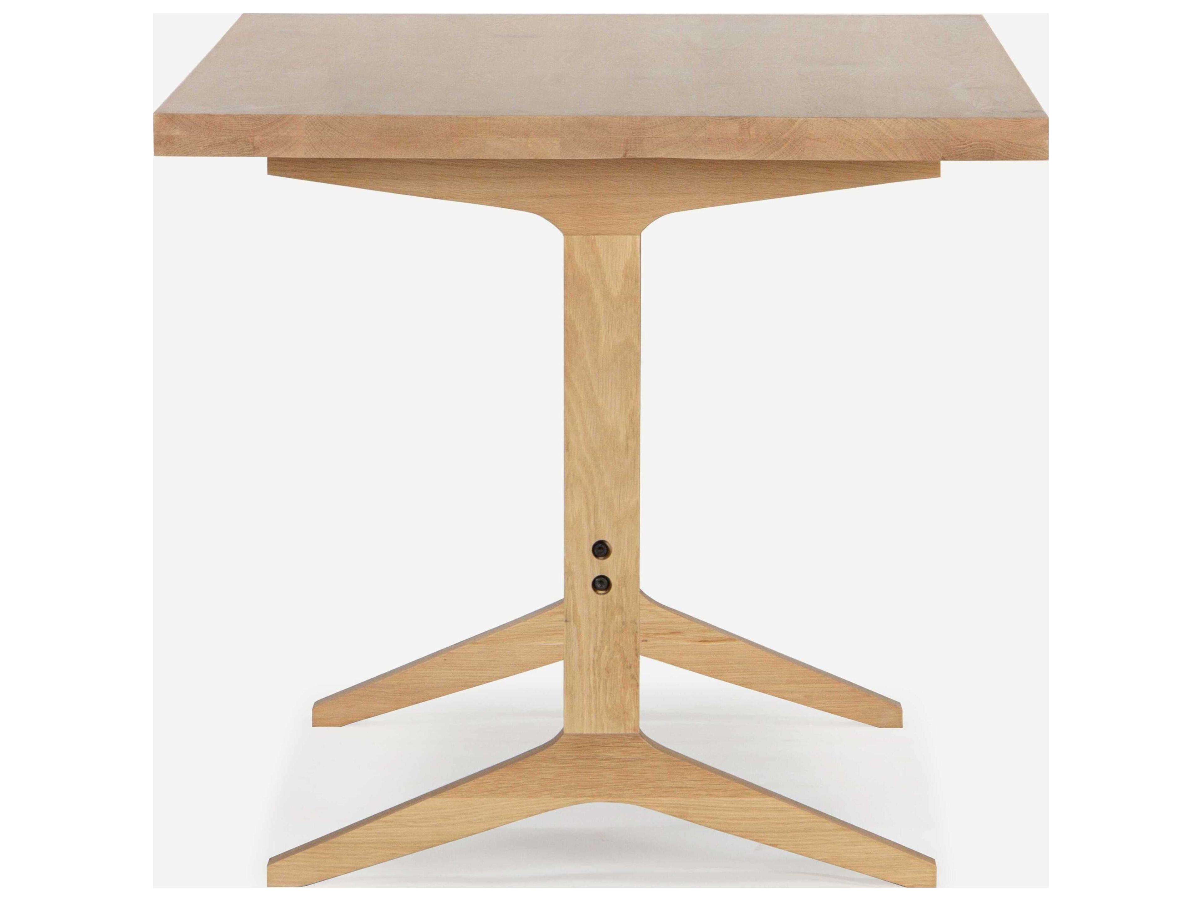 Union Home Denver Rectangular Wood Natural Dining Table