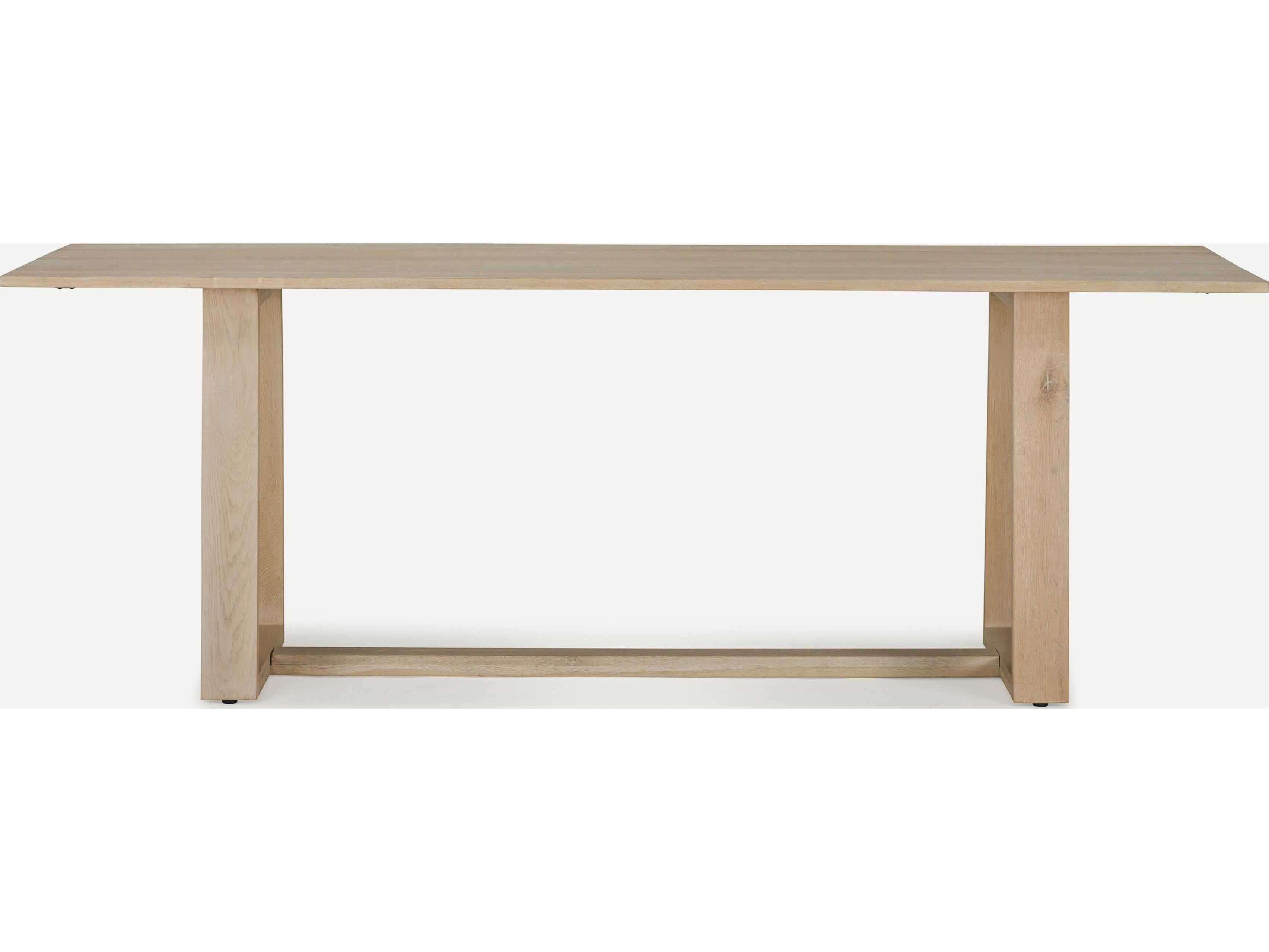 Union Home Kiayara Rectangular Wood Natural Dining Table