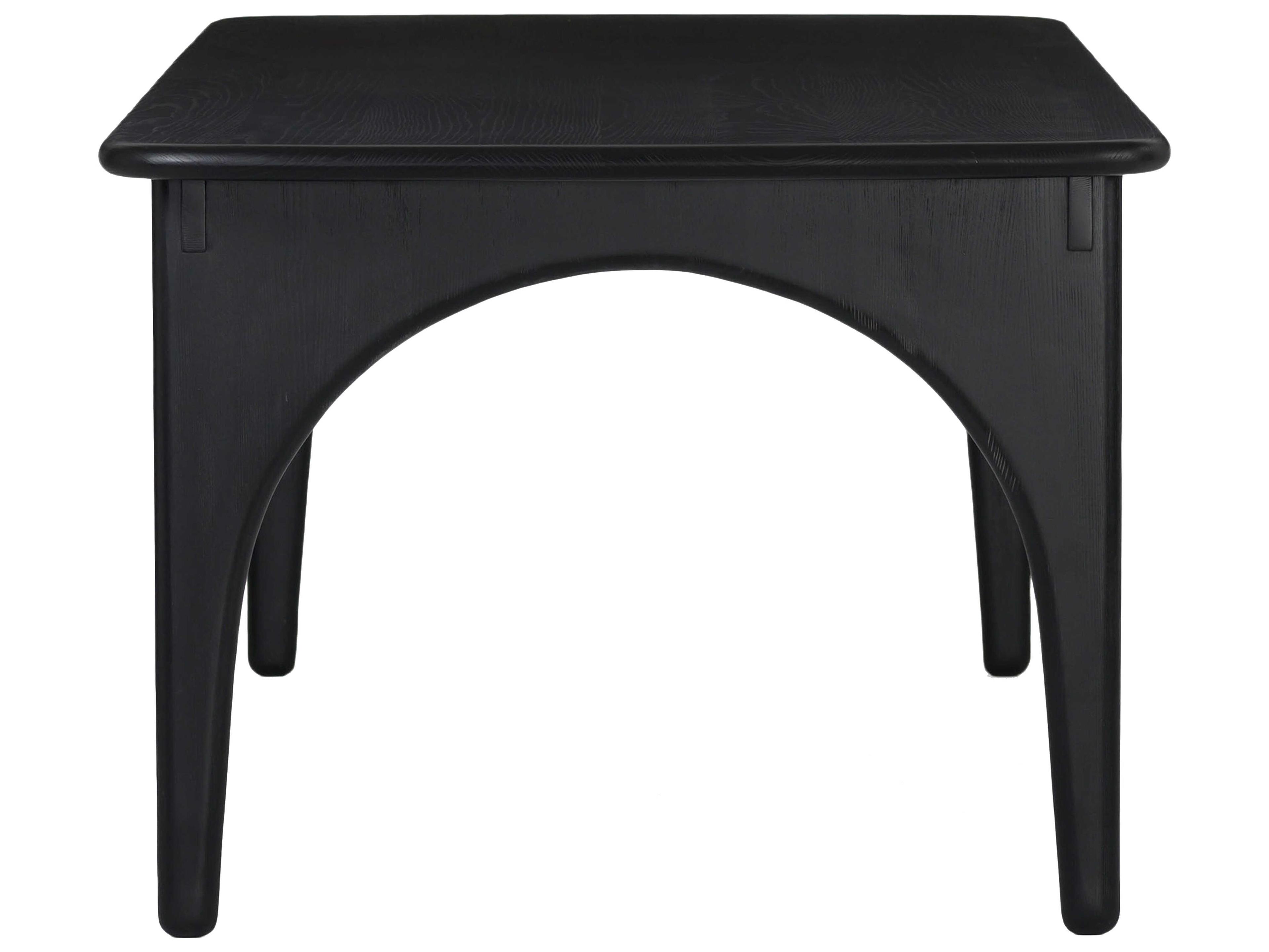 Union Home Luna Rectangular Wood Charcoal Dining Table