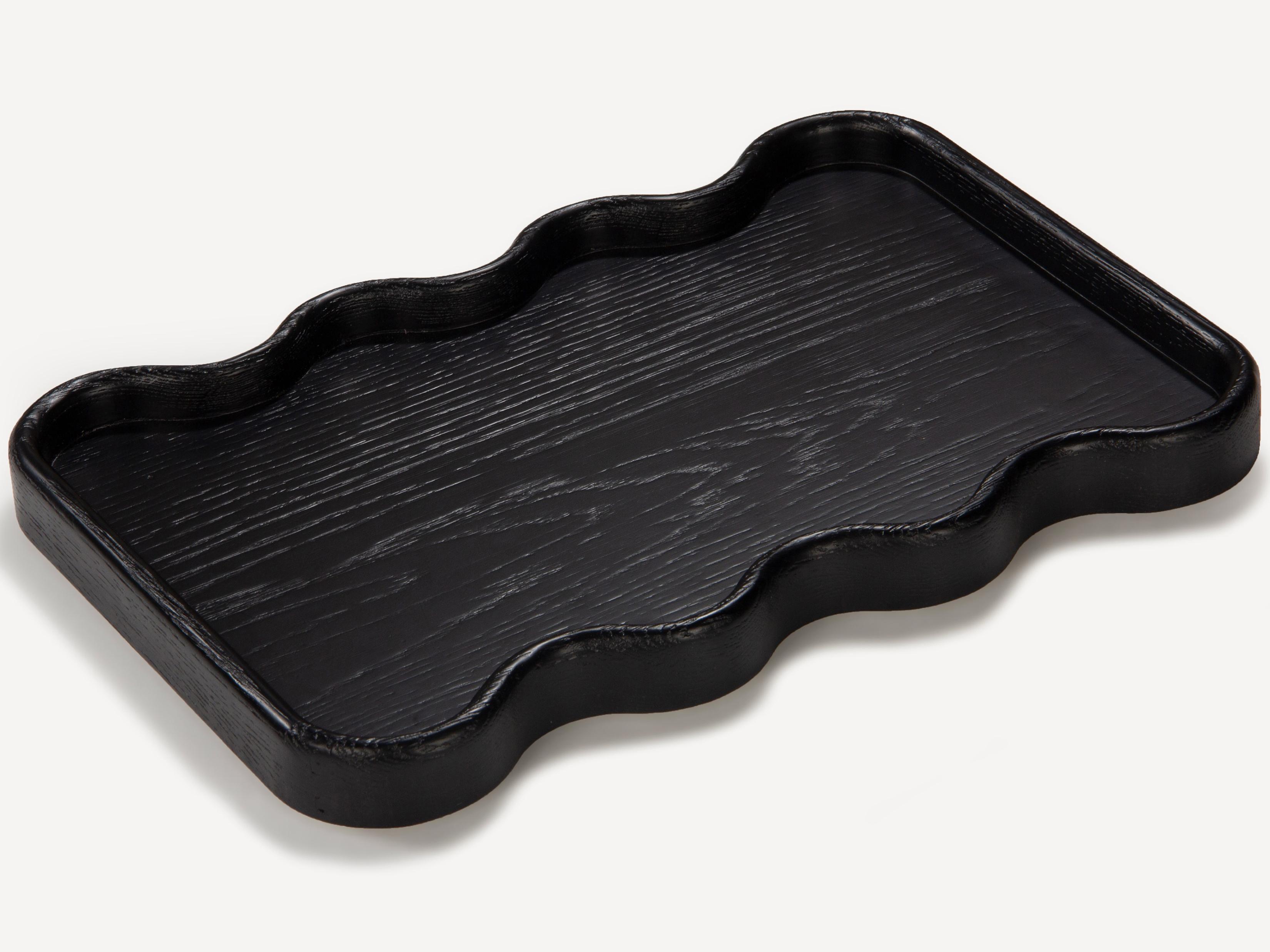 Union Home Swirl Charcoal Serving Tray