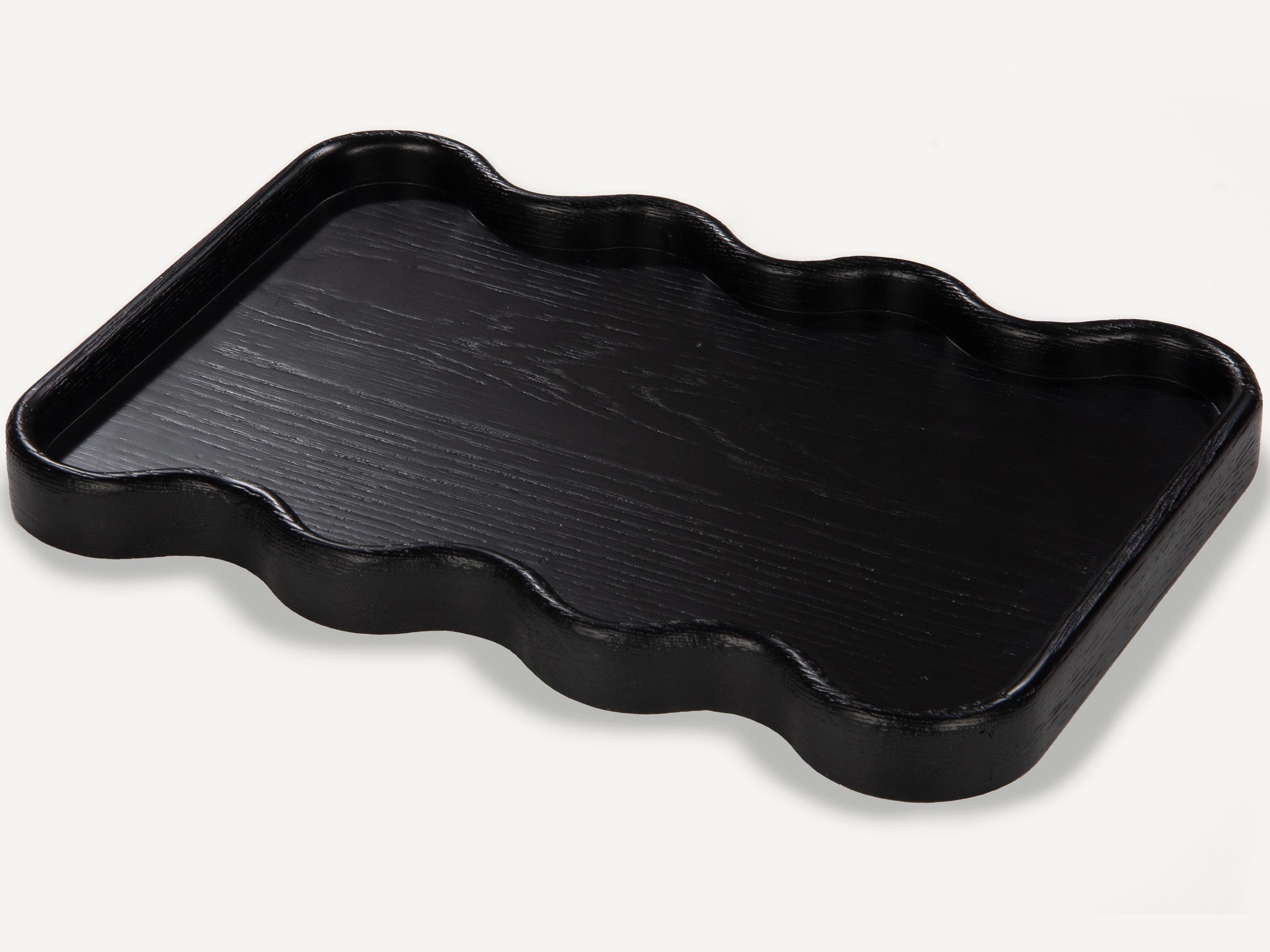 Union Home Swirl Charcoal Serving Tray