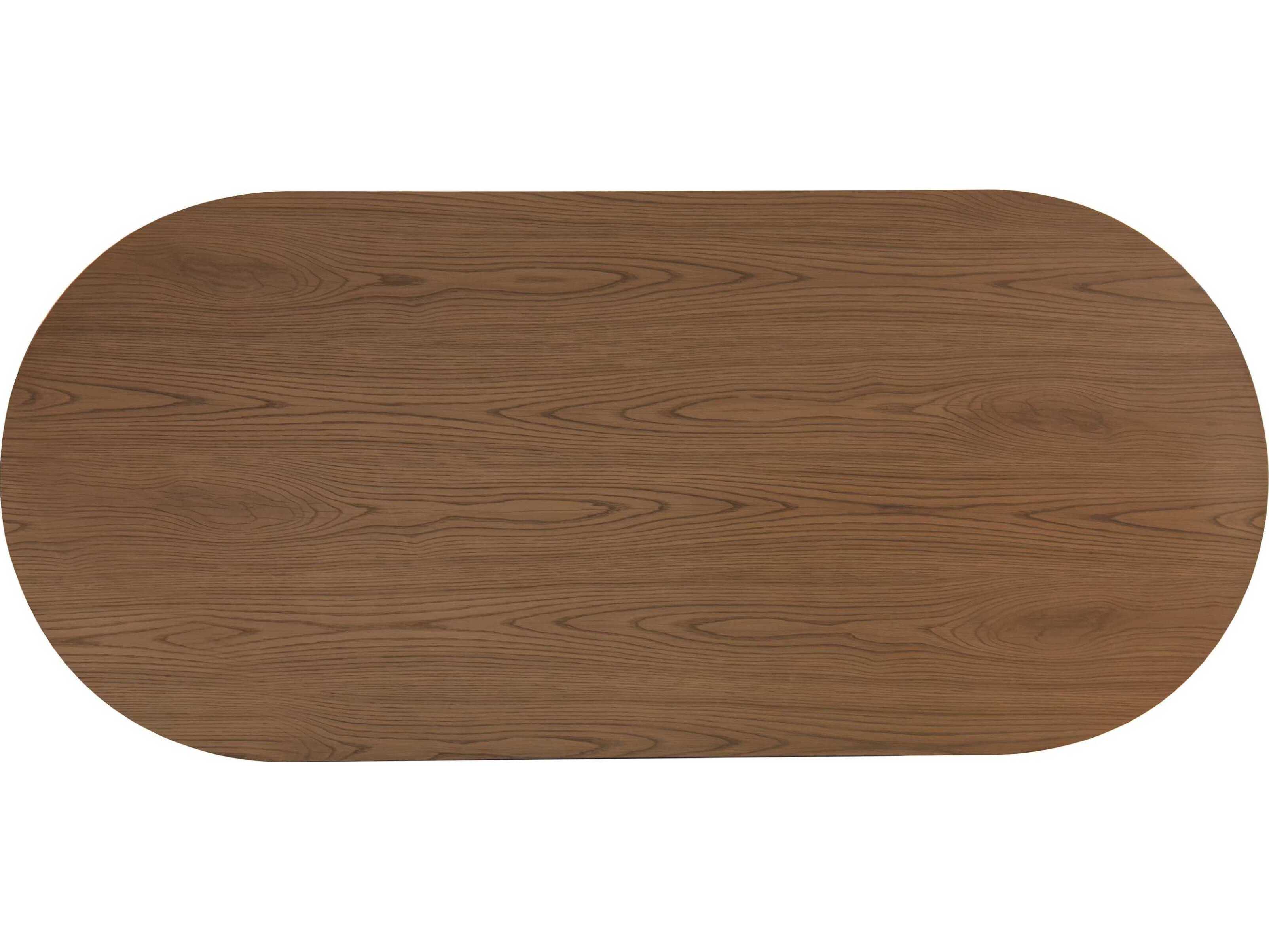 Union Home Accord Oval Wood Smoked Oak Dining Table