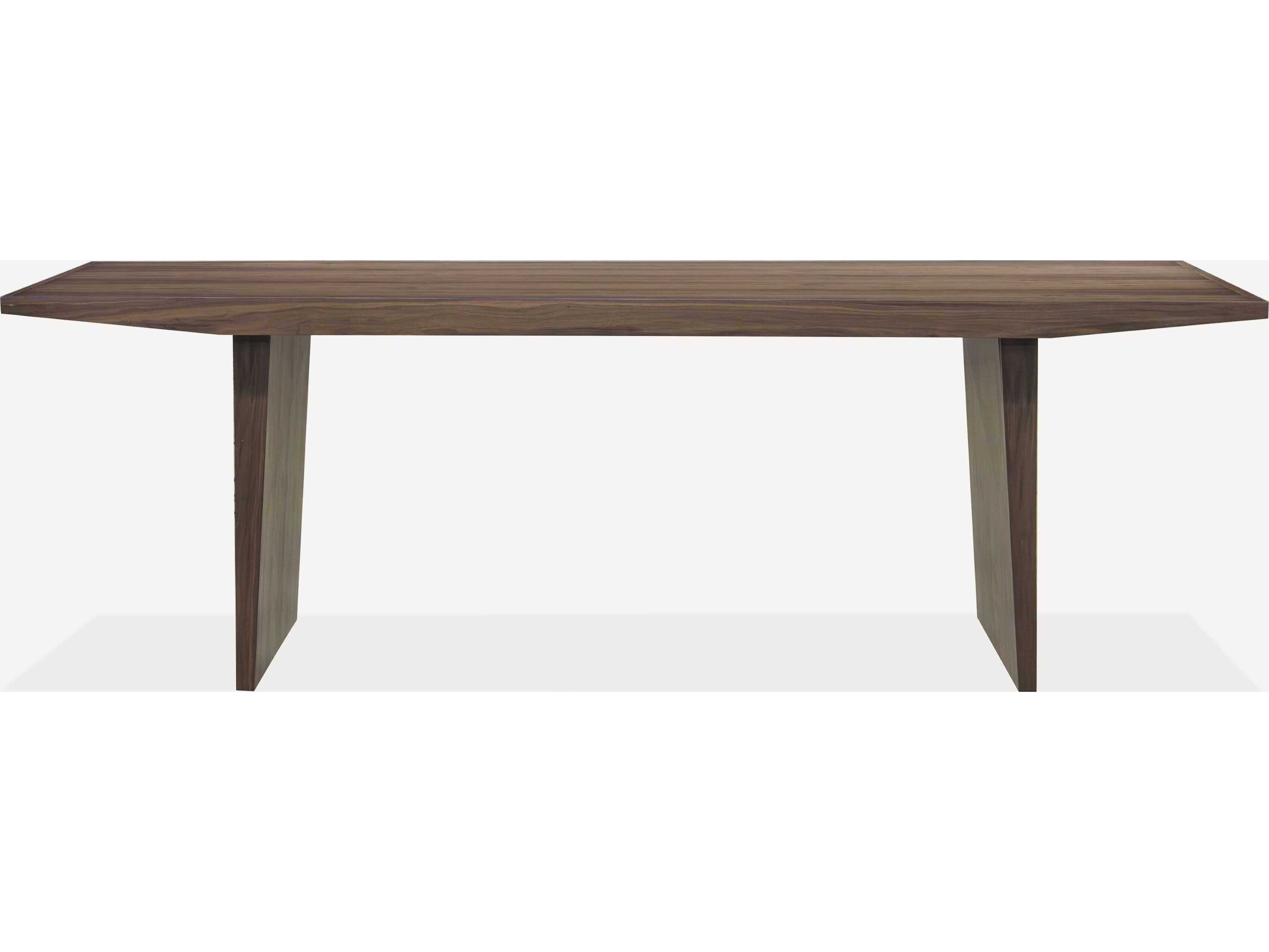 Union Home Tangent Rectangular Wood Natural Dining Table