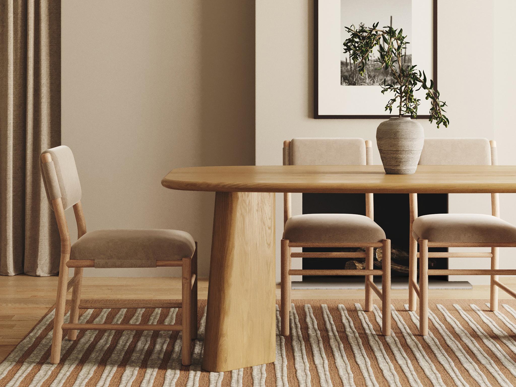 Union Home Laurel Ash Wood Dining Room Set