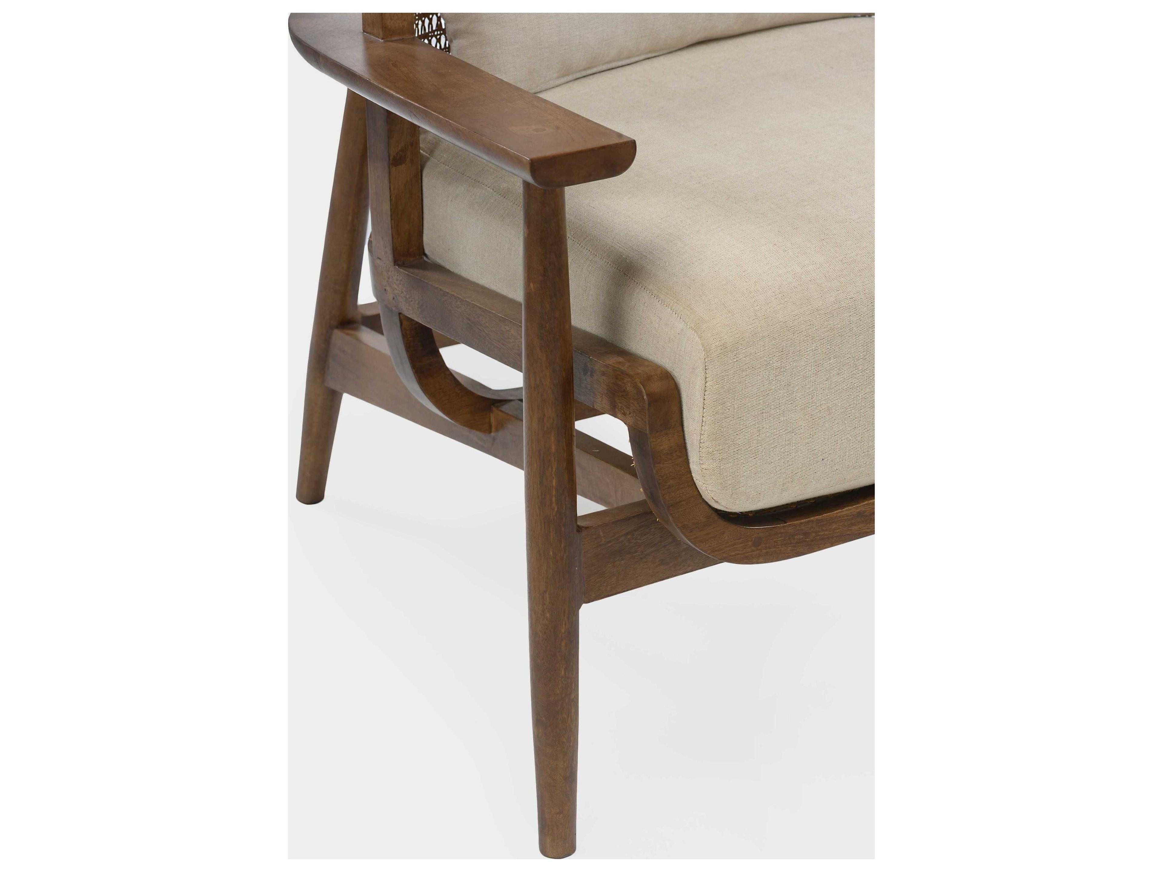 Union Home Wingman Brown Accent Chair