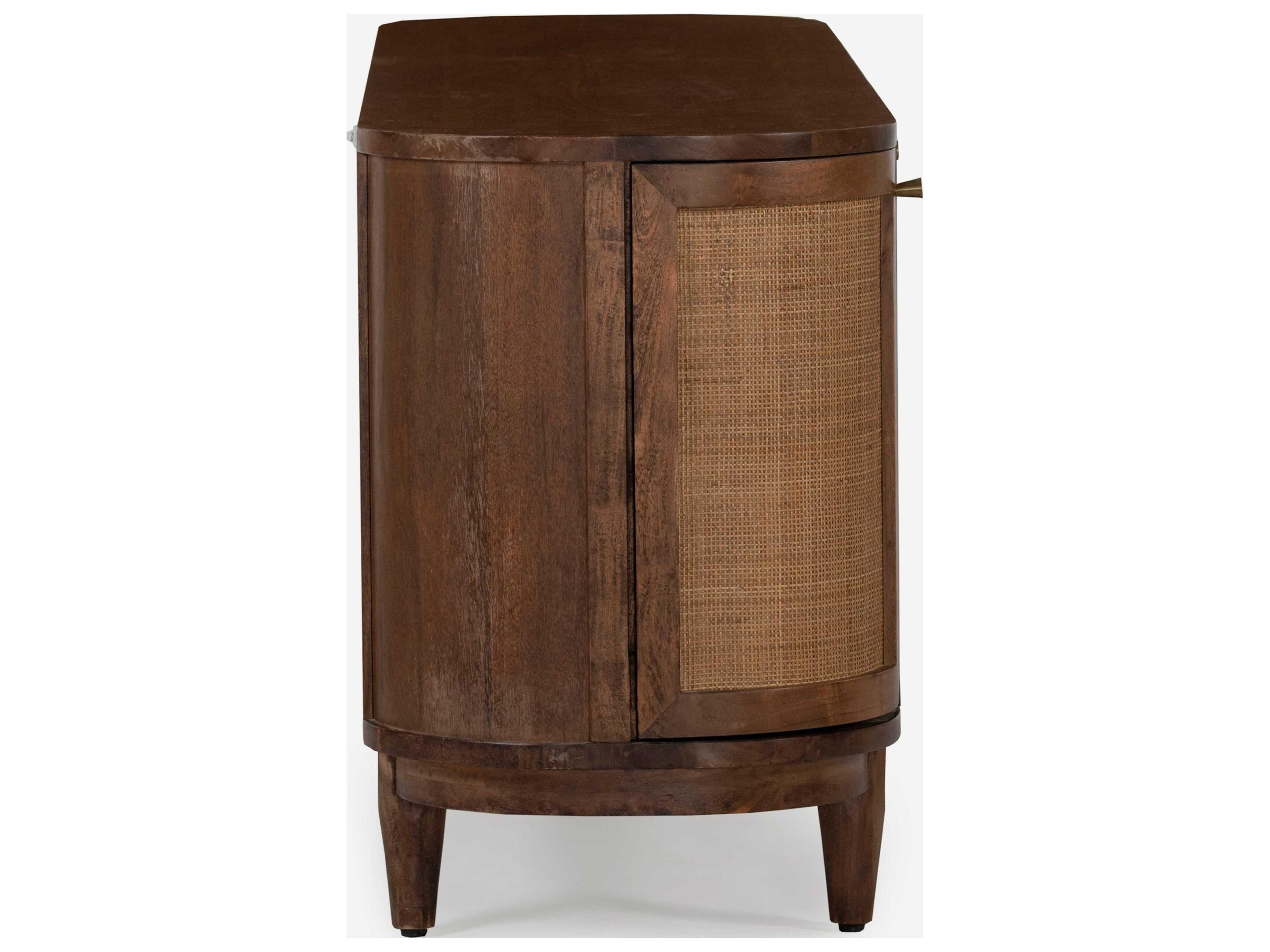 Union Home Canggu 84" Acacia Wood Porto Dark Media Console