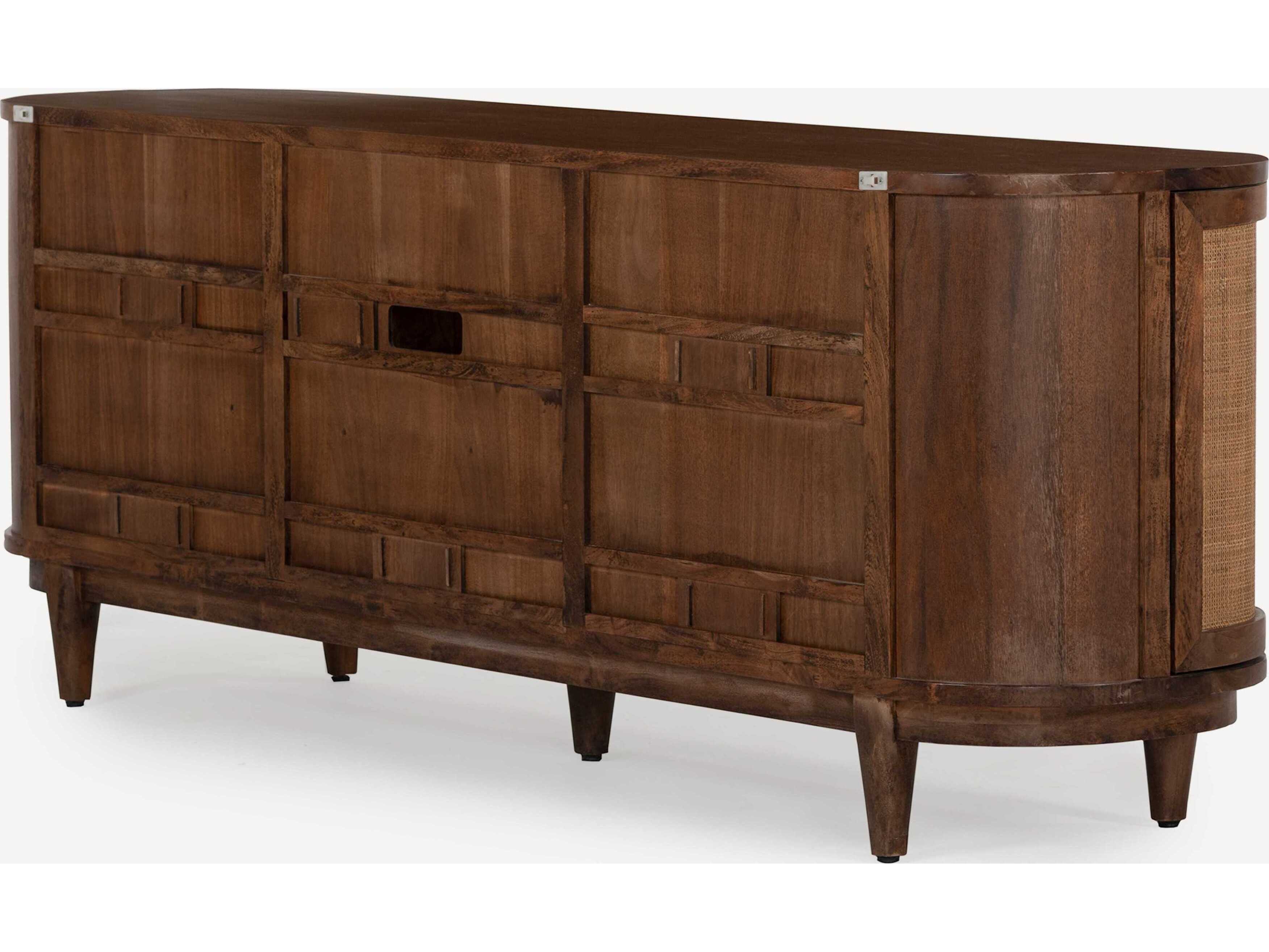 Union Home Canggu 84" Acacia Wood Porto Dark Media Console