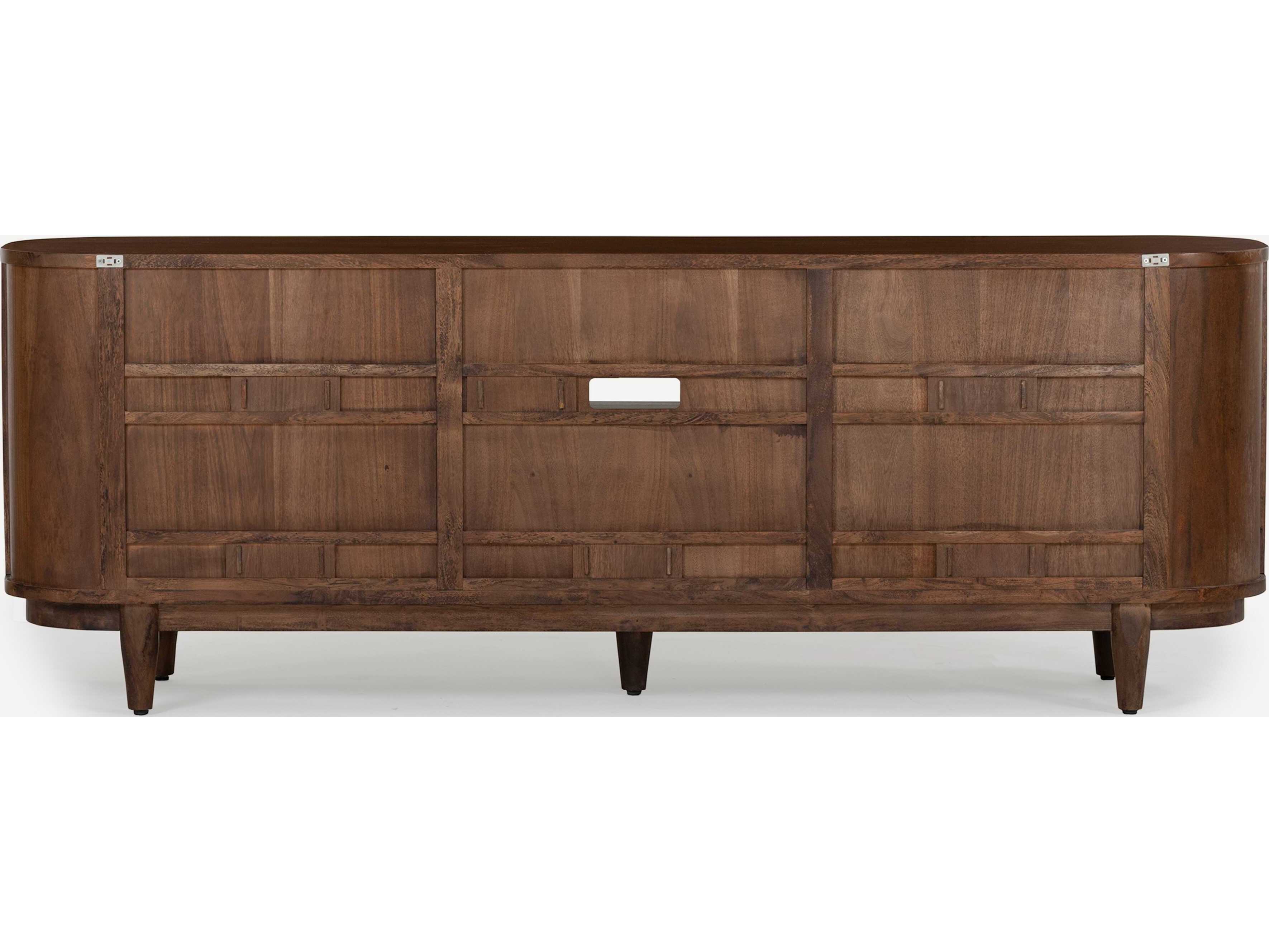 Union Home Canggu 84" Acacia Wood Porto Dark Media Console