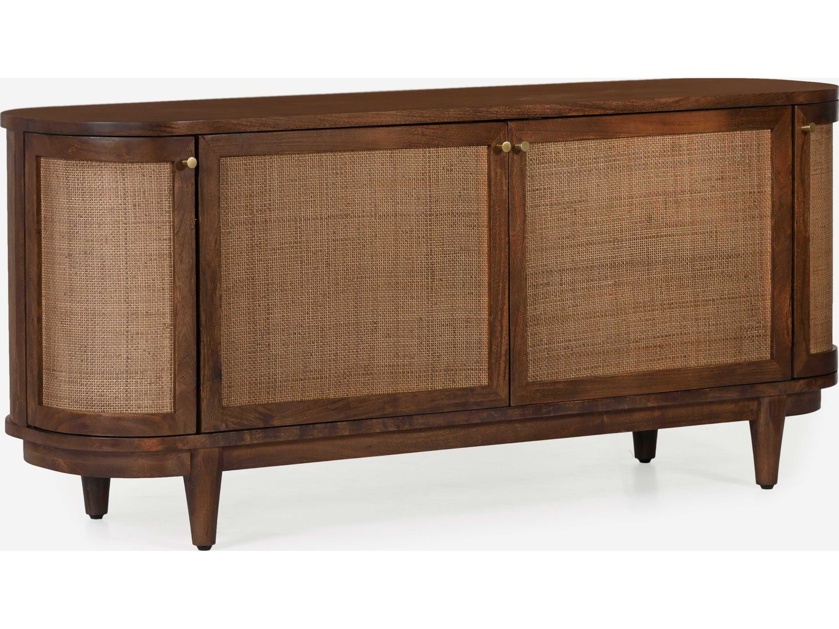 Union Home Canggu 68" Acacia Wood Porto Dark Media Console