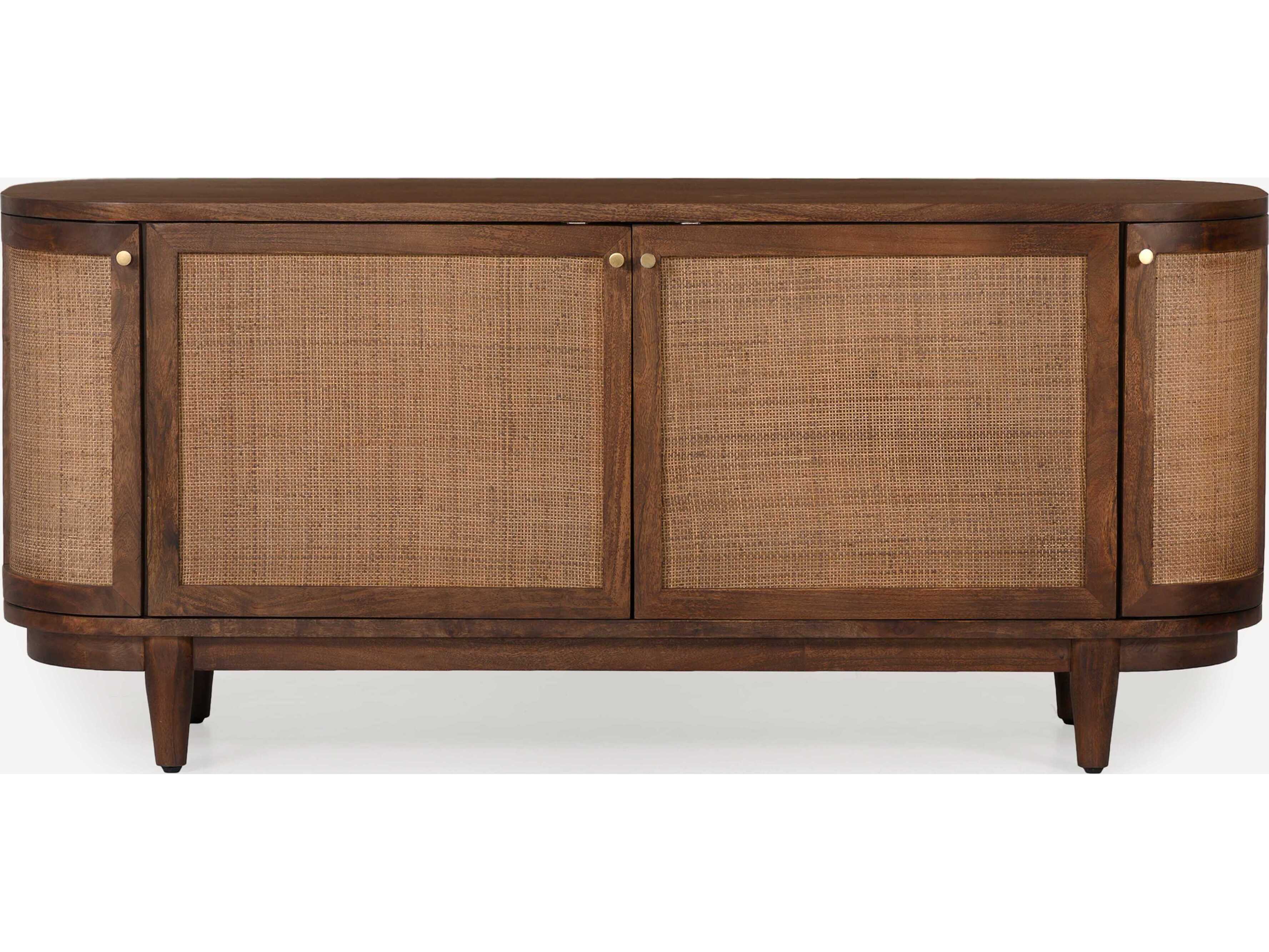 Union Home Canggu 68" Acacia Wood Porto Dark Media Console