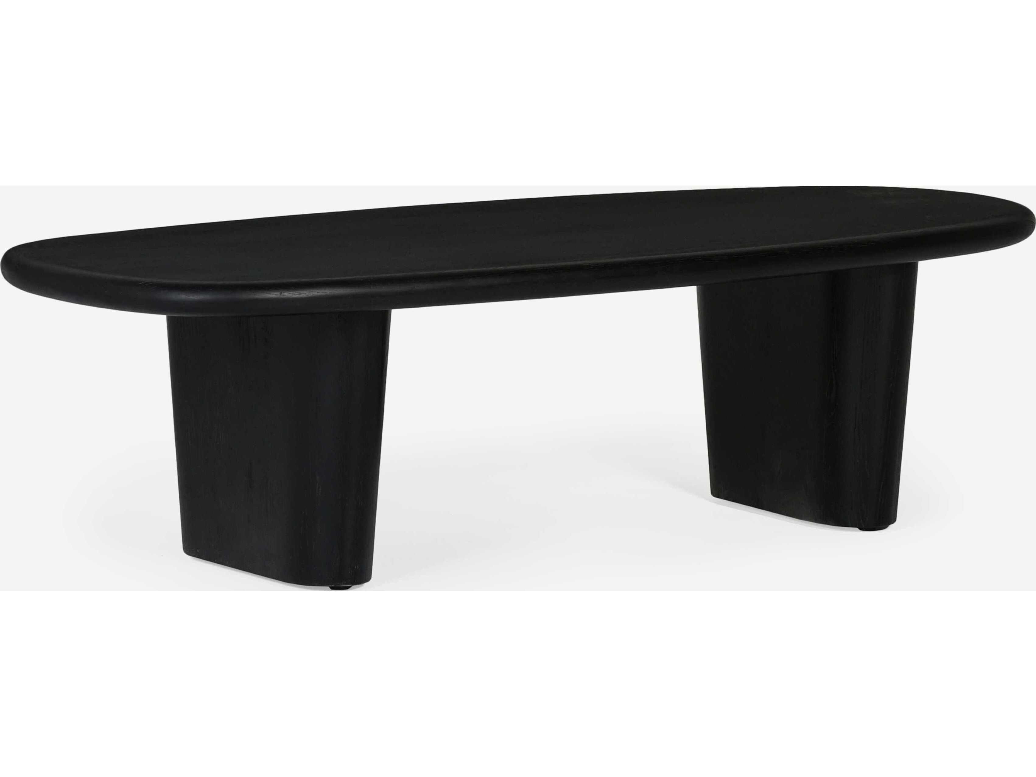 Union Home Laurel Rectangular Wood Charcoal Coffee Table