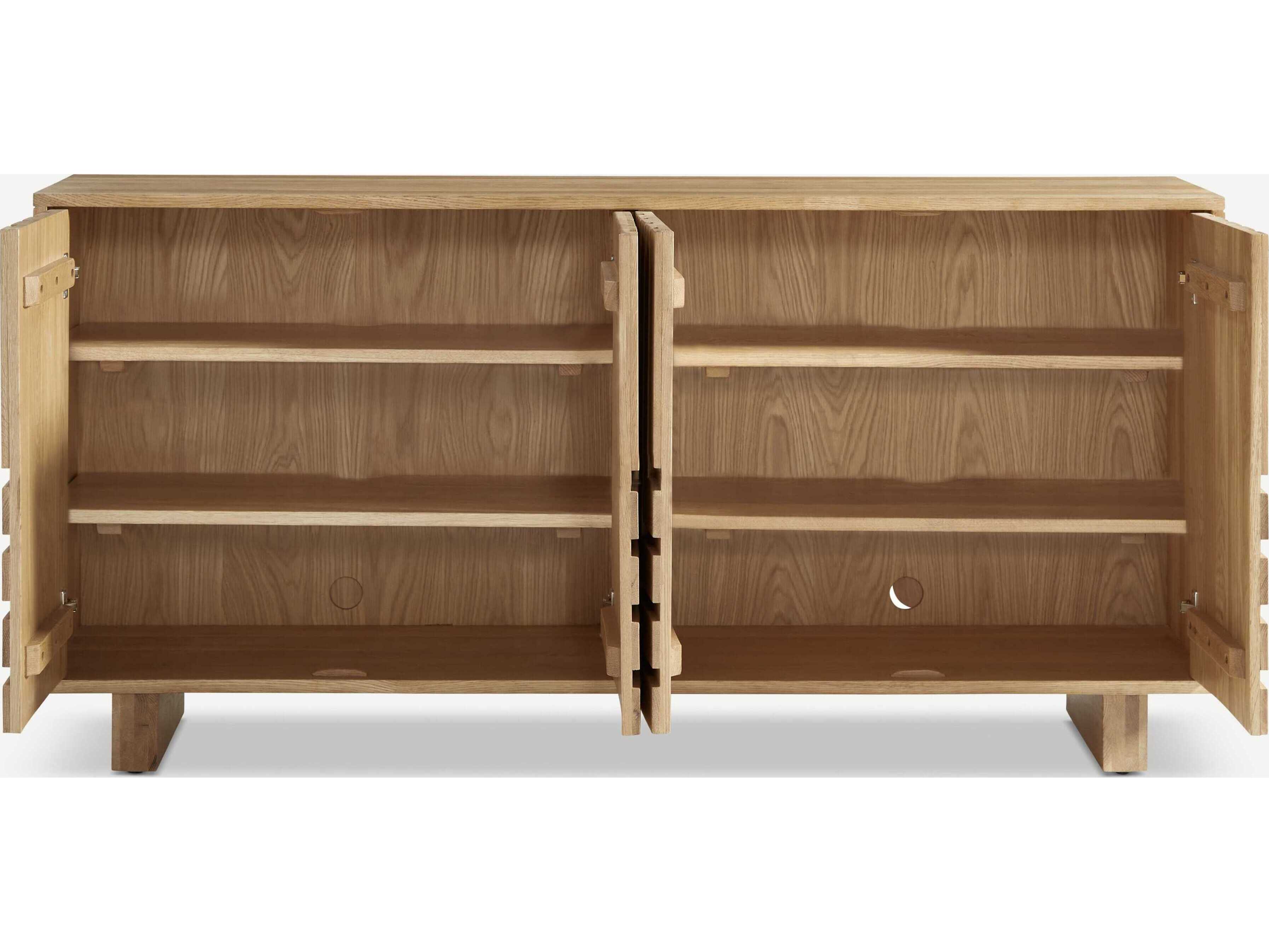 Union Home Array 68" Oak Wood Natural Sideboard