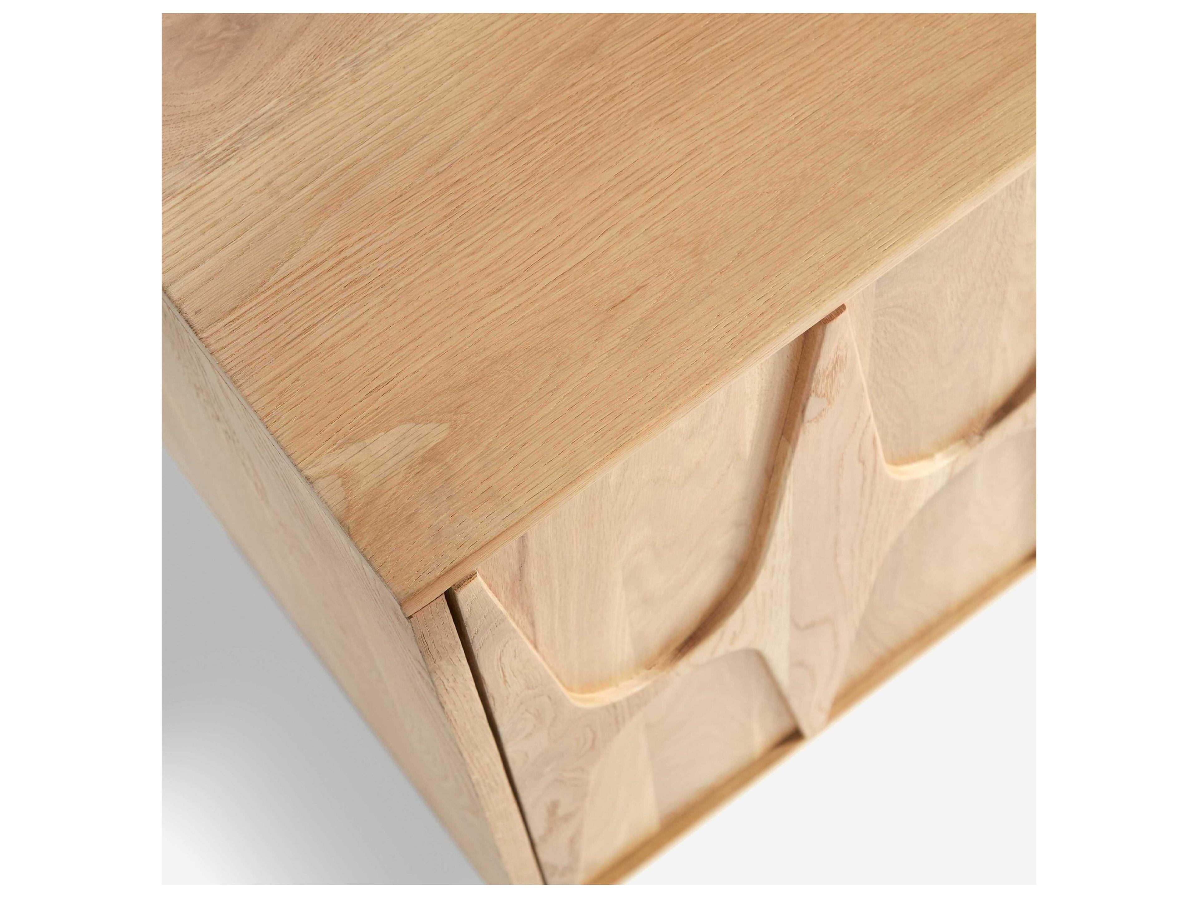 Union Home Roma 72" Oak Wood Natural Sideboard