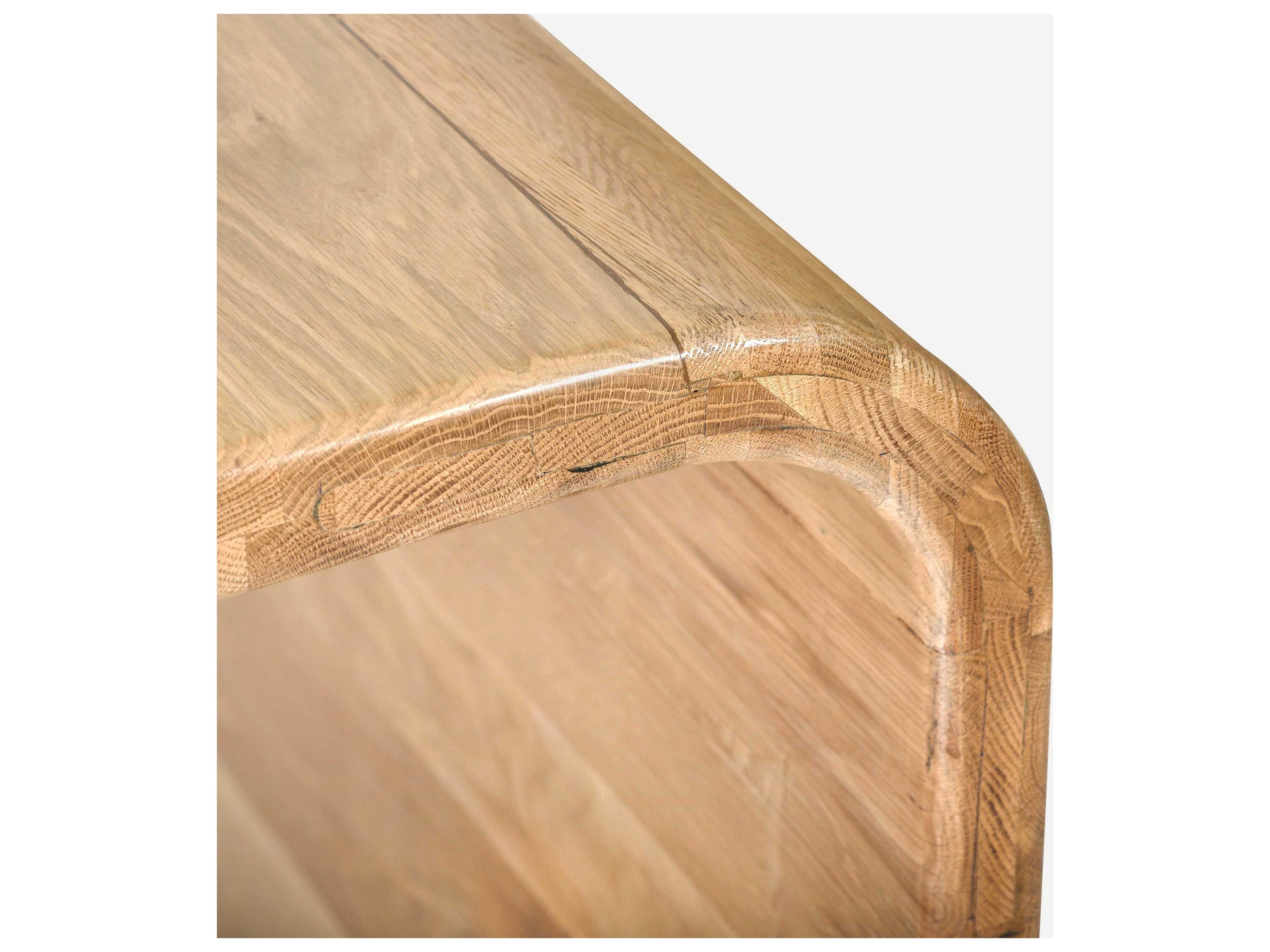 Union Home Current Natural Oak Wood Writing Desk