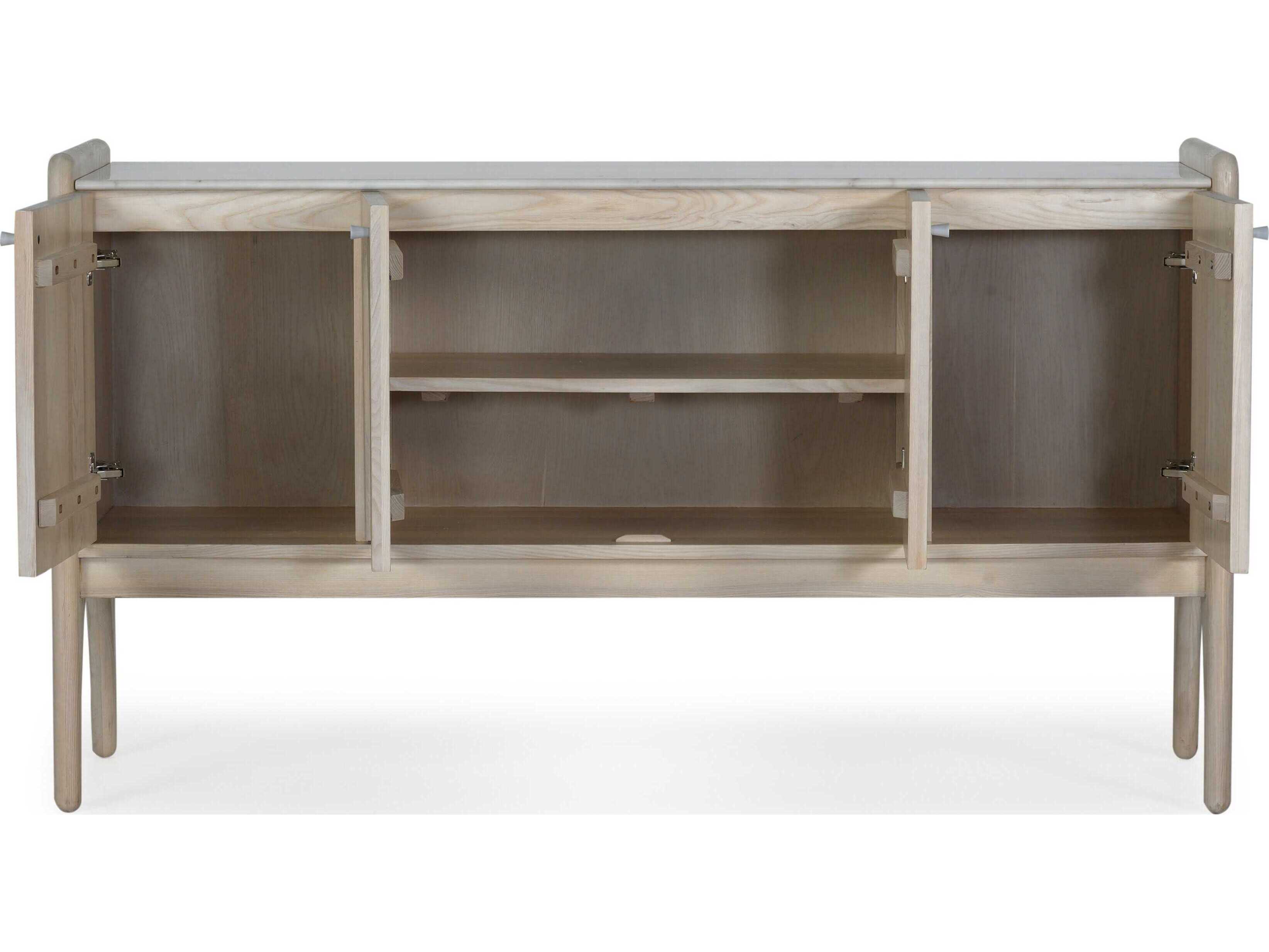 Union Home Luna 66" Oak Wood Washed Sideboard