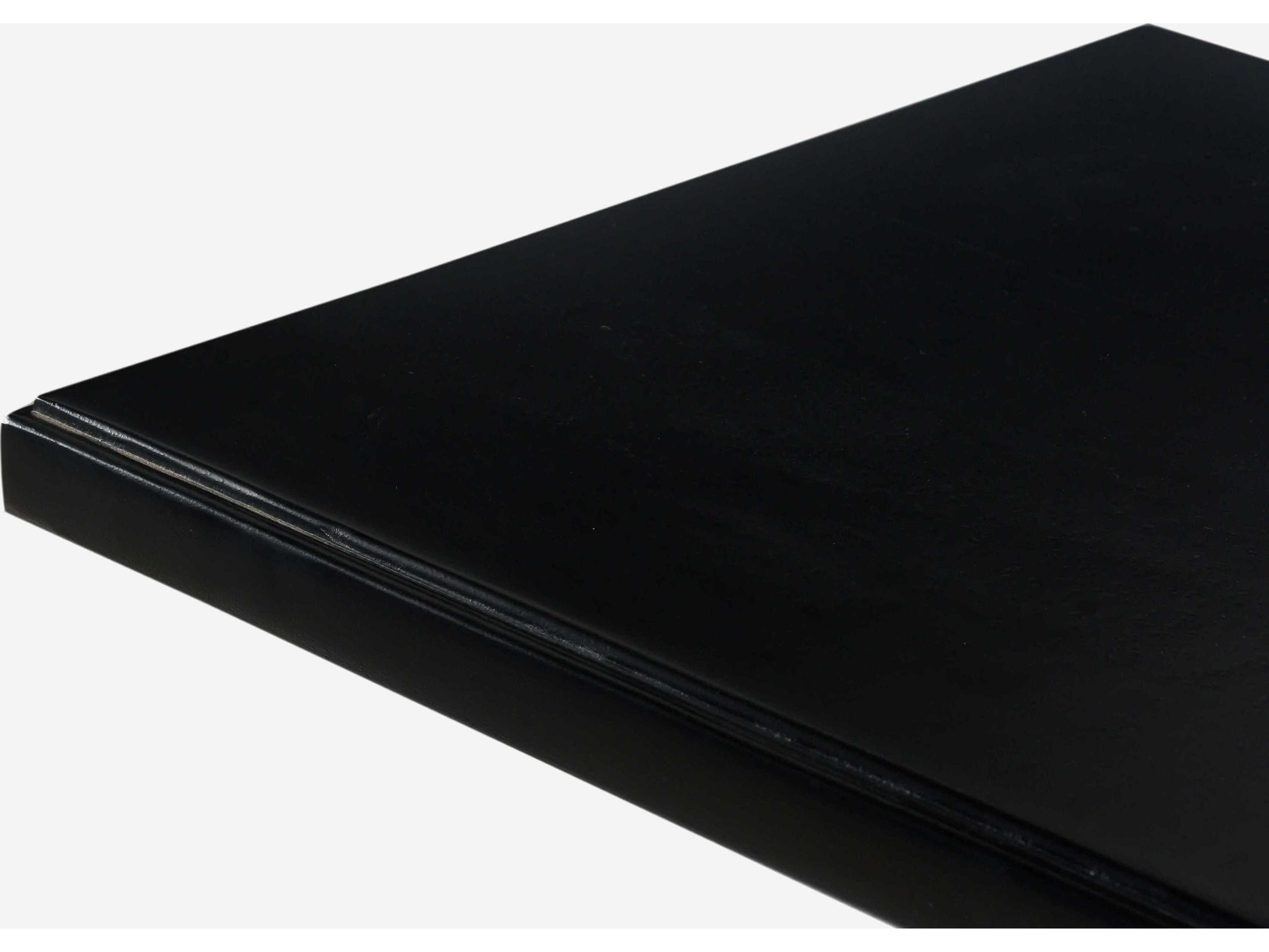 Union Home Range Rectangular Wood Charcoal Console Table