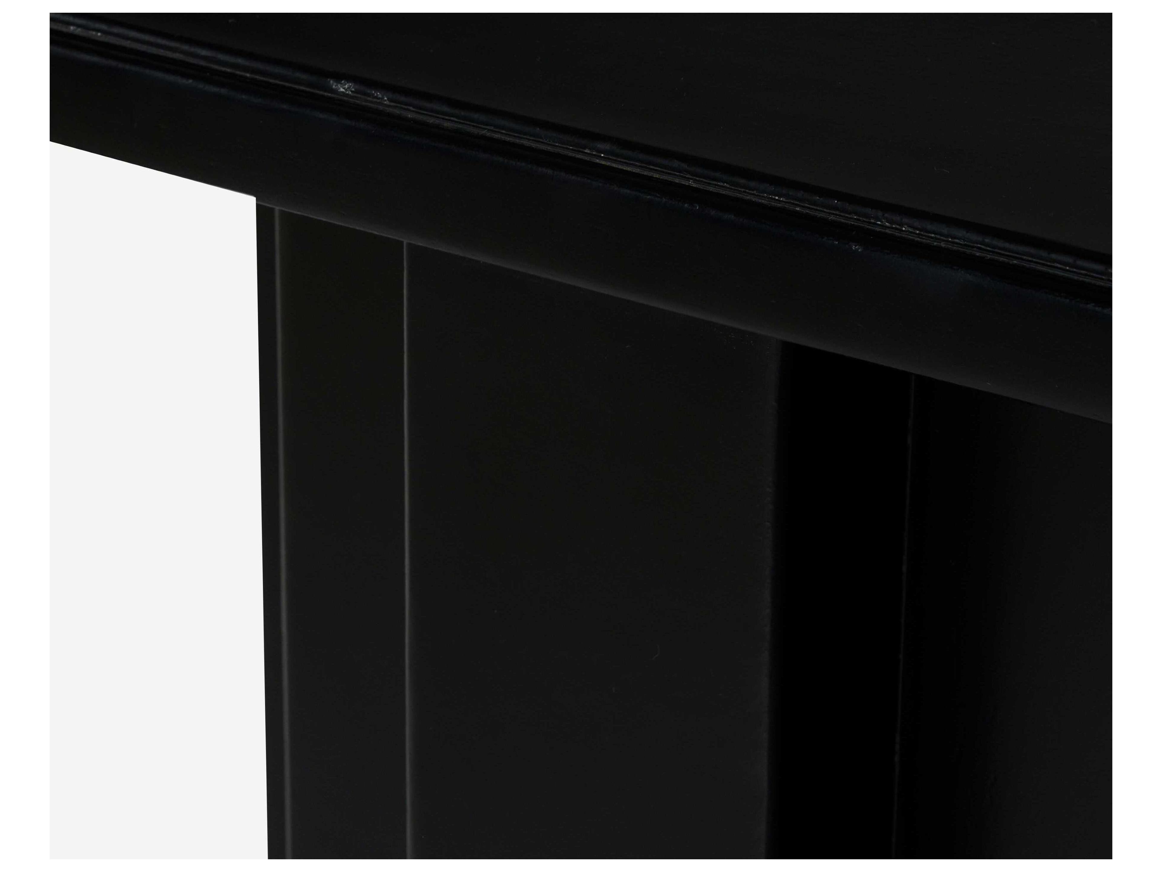 Union Home Range Rectangular Wood Charcoal Console Table